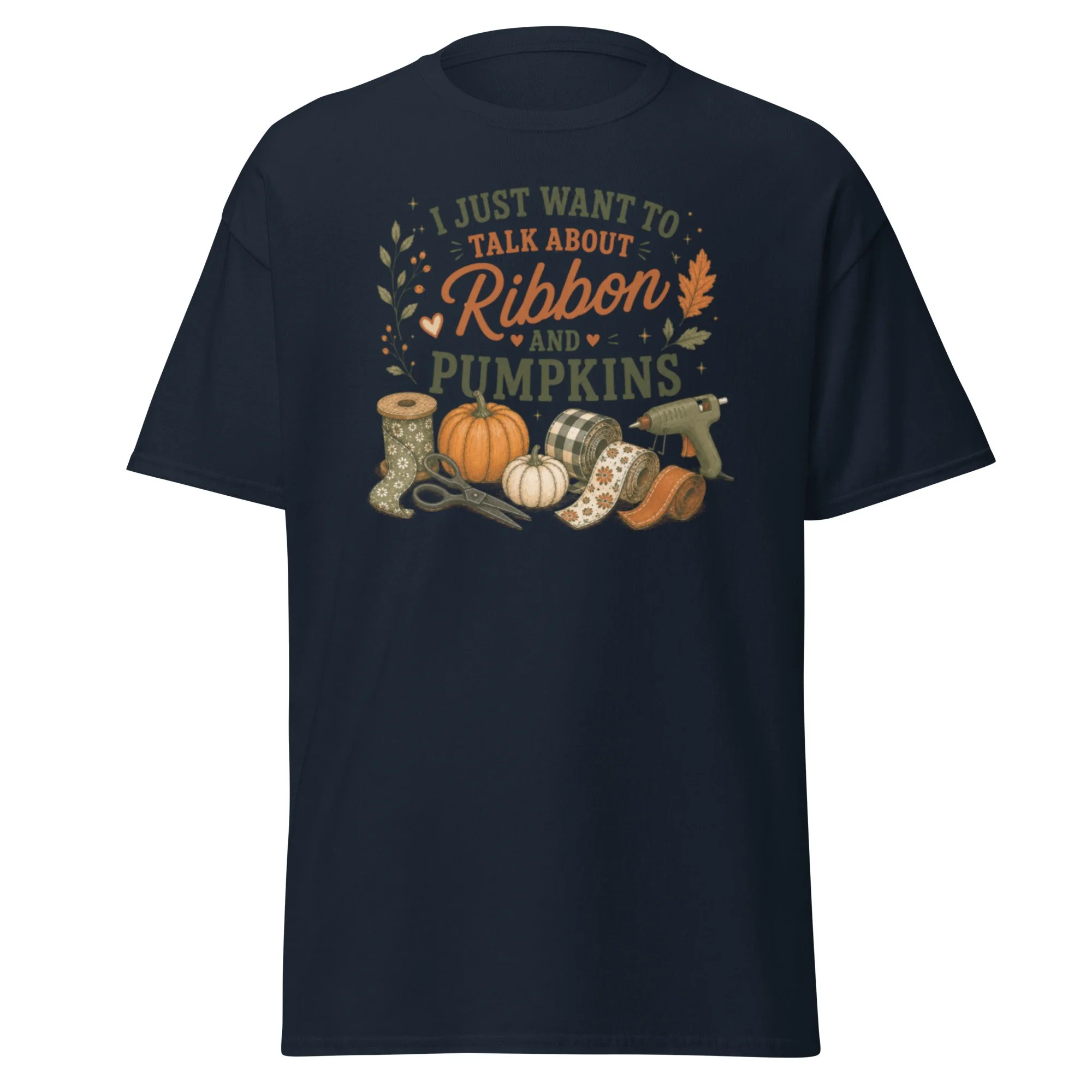 I Just Want To Talk About Ribbon & Pumpkins Tee