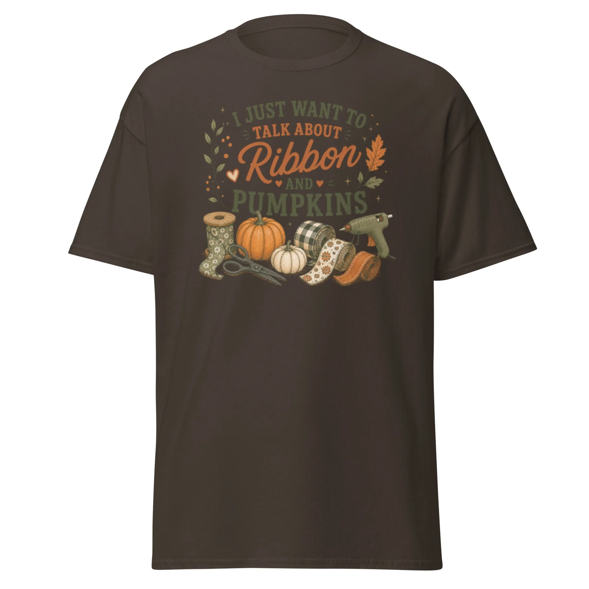 I Just Want To Talk About Ribbon & Pumpkins Tee