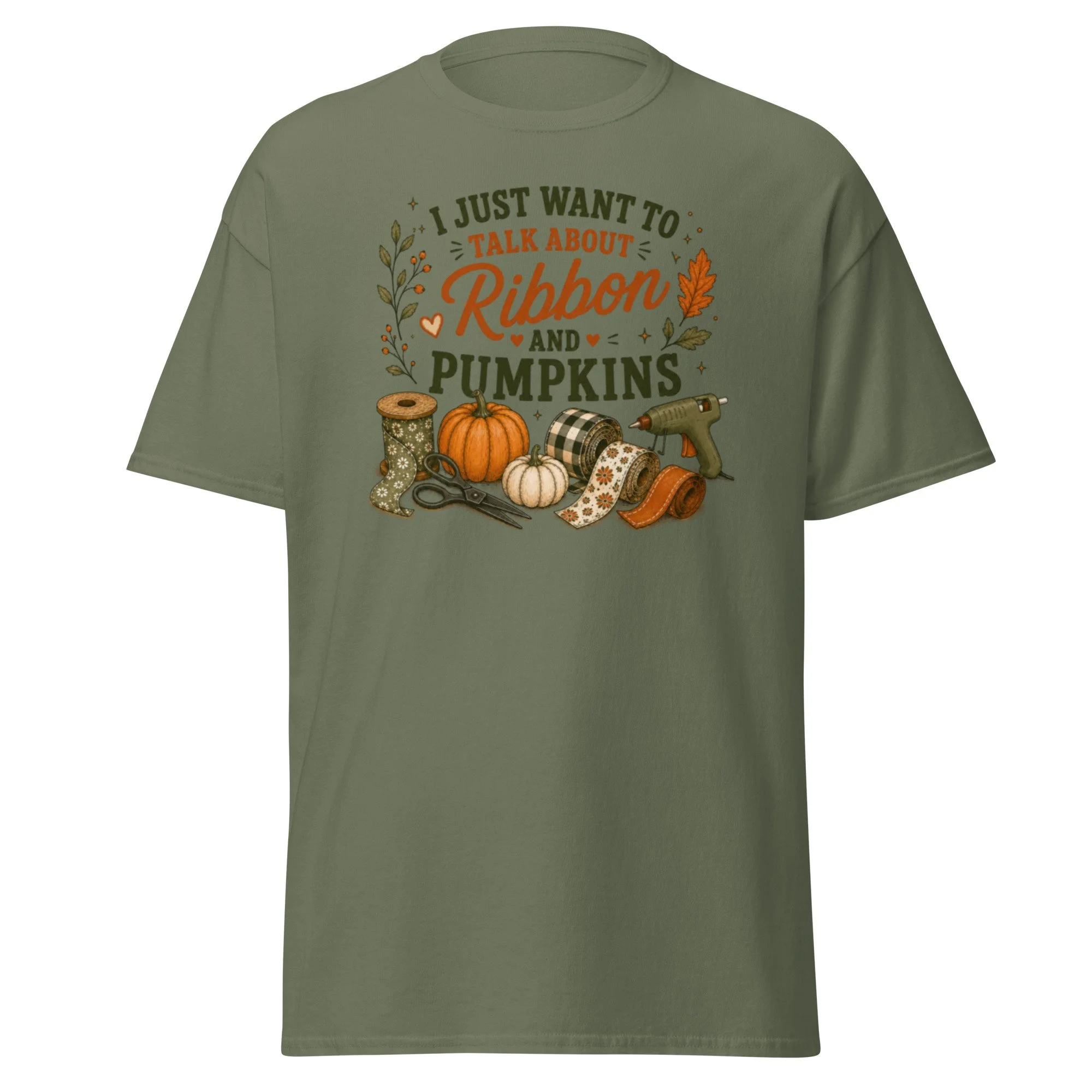I Just Want To Talk About Ribbon & Pumpkins Tee