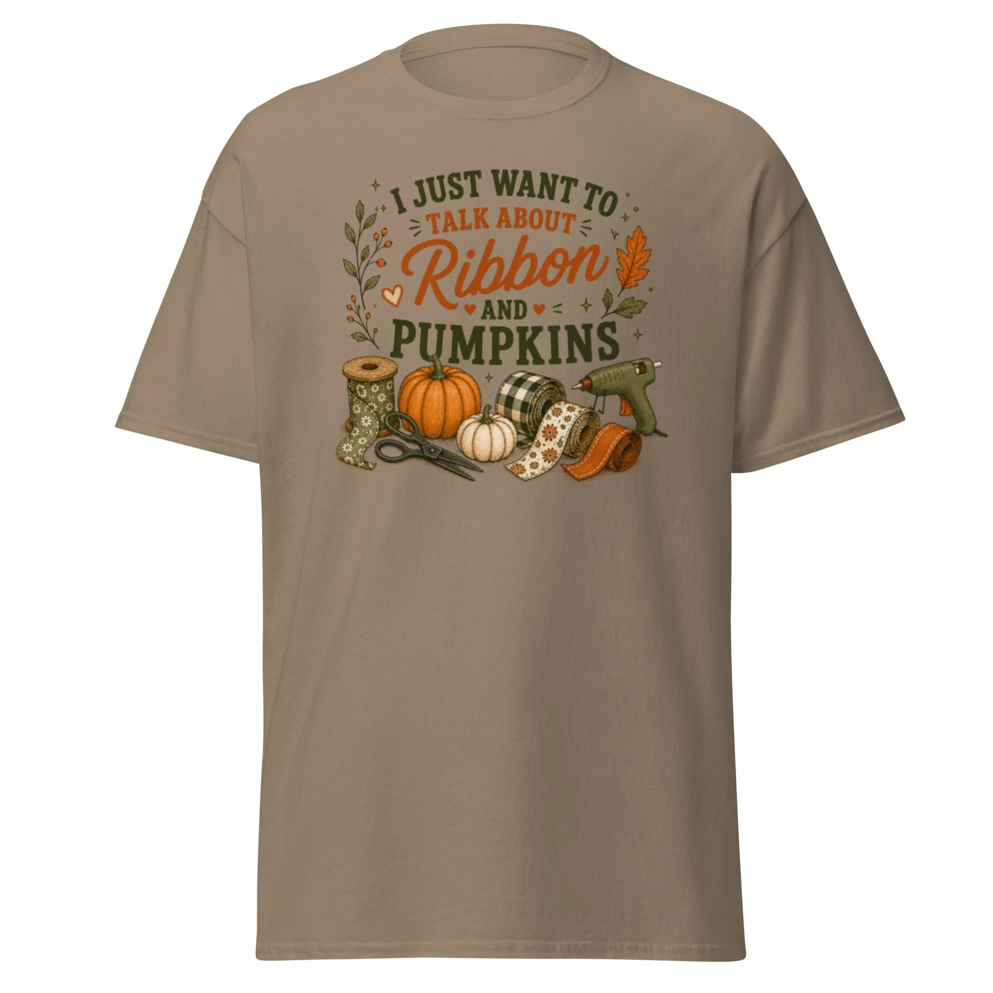 I Just Want To Talk About Ribbon & Pumpkins Tee