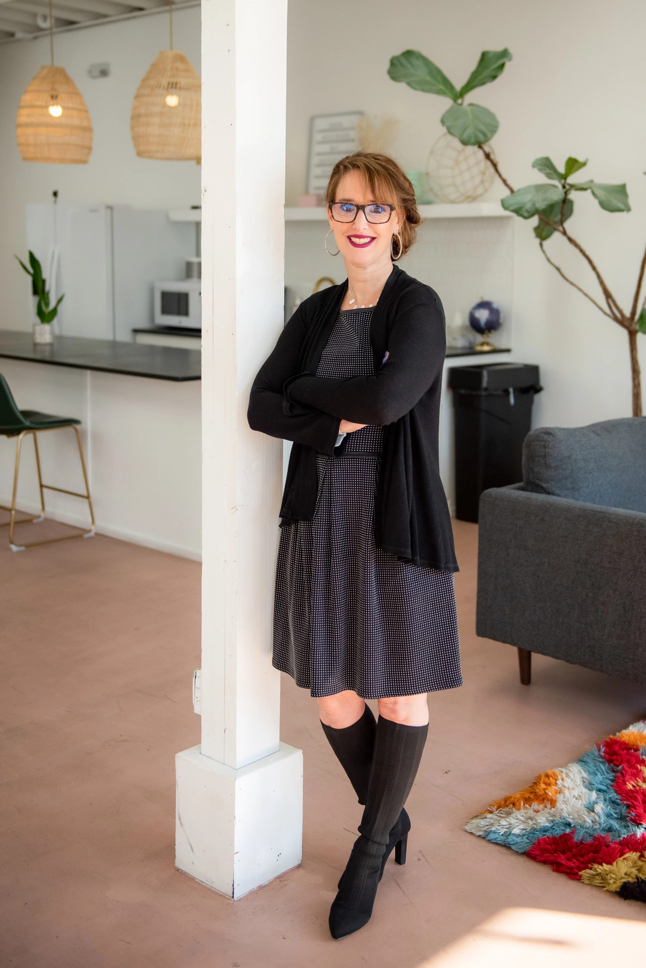 Samantha Whelan, LPC — CBT-based therapist at Exhale Counseling's Downtown Tulsa location, specializing in OCD, perfectionism, anxiety, and trauma