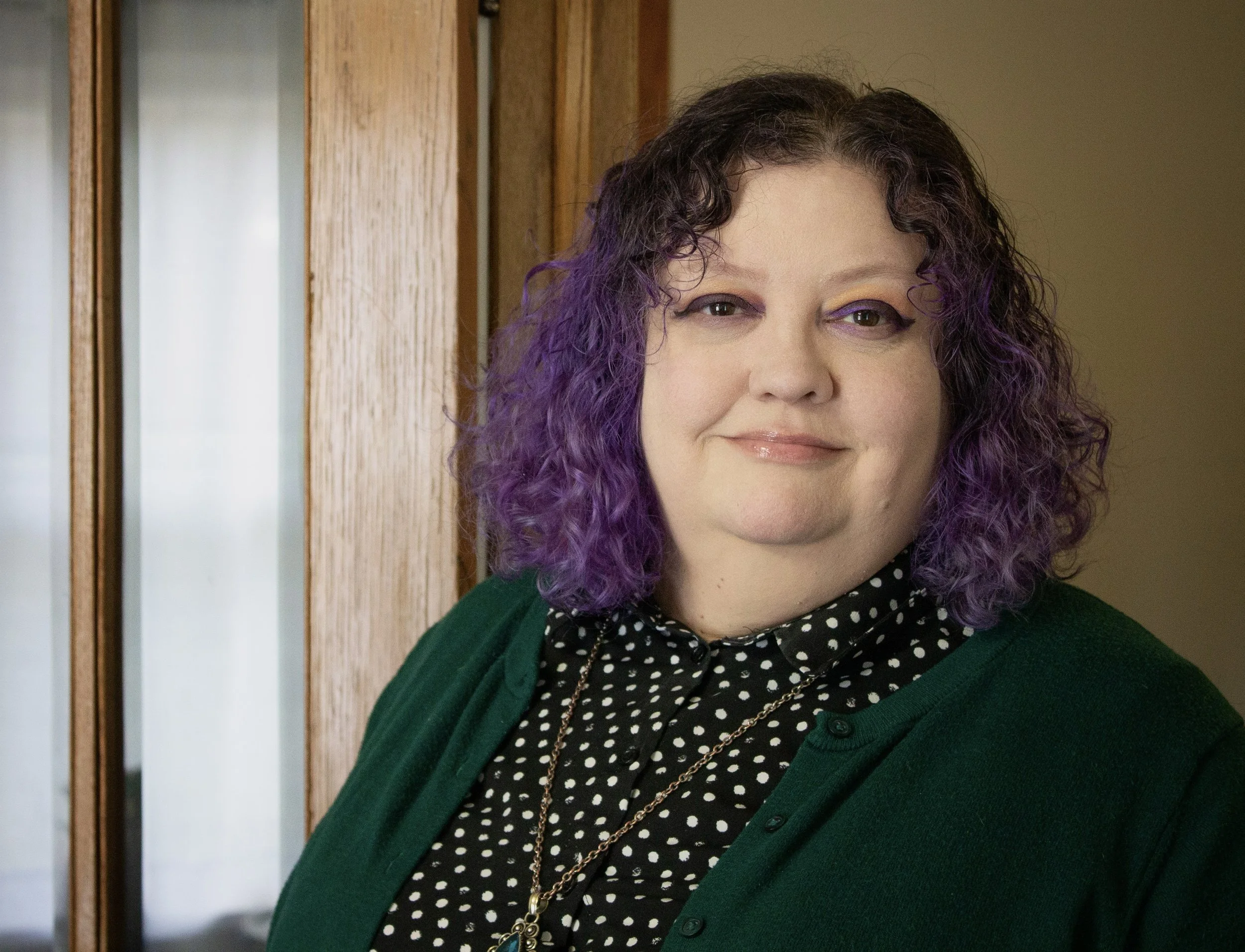 Karen Lacy, LPC — EMDR and DBT-trained therapist at Exhale Counseling's Downtown Tulsa location, specializing in teens, trauma, and LGBTQ+ clients