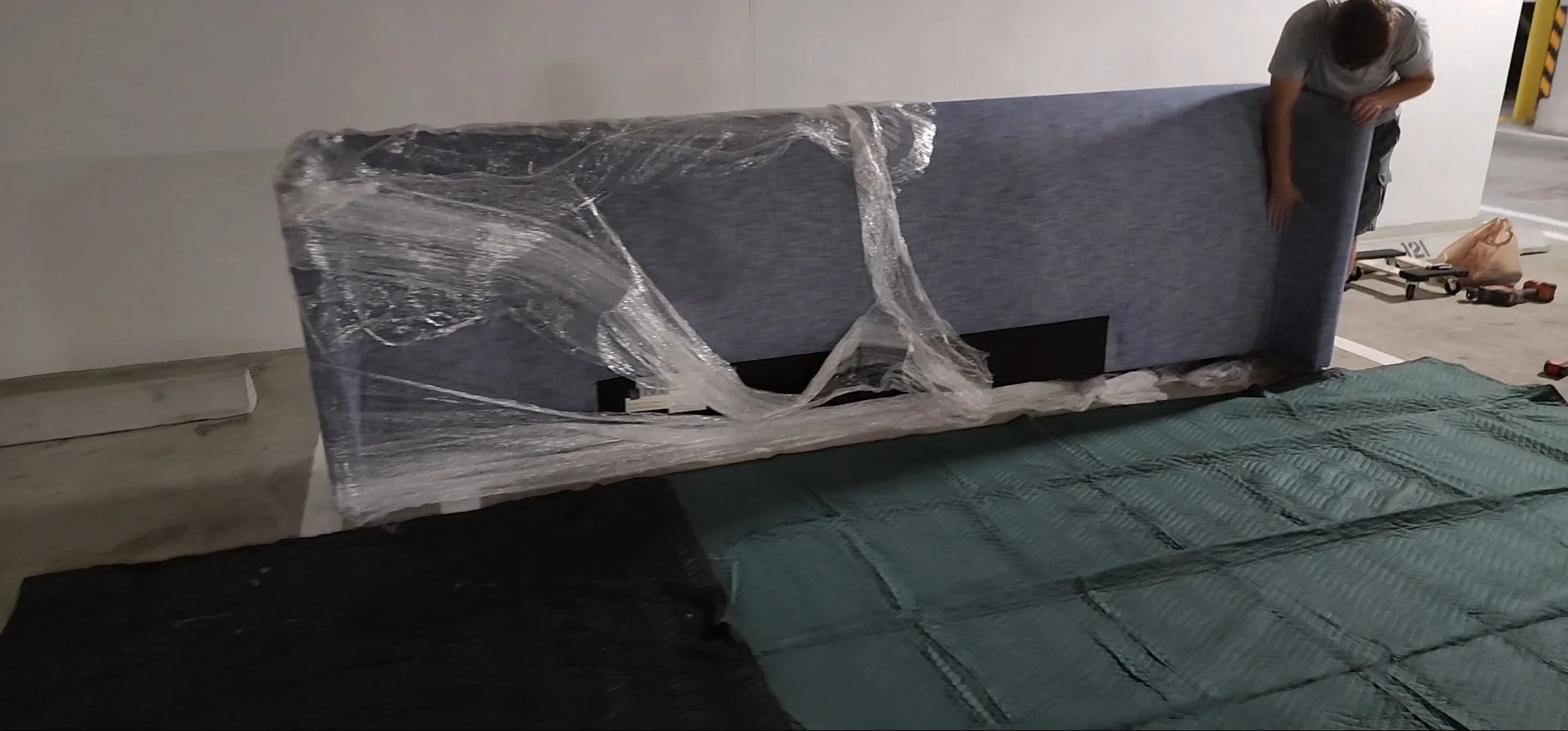 Restoration Hardware headboard disassembly and installation service in Miami