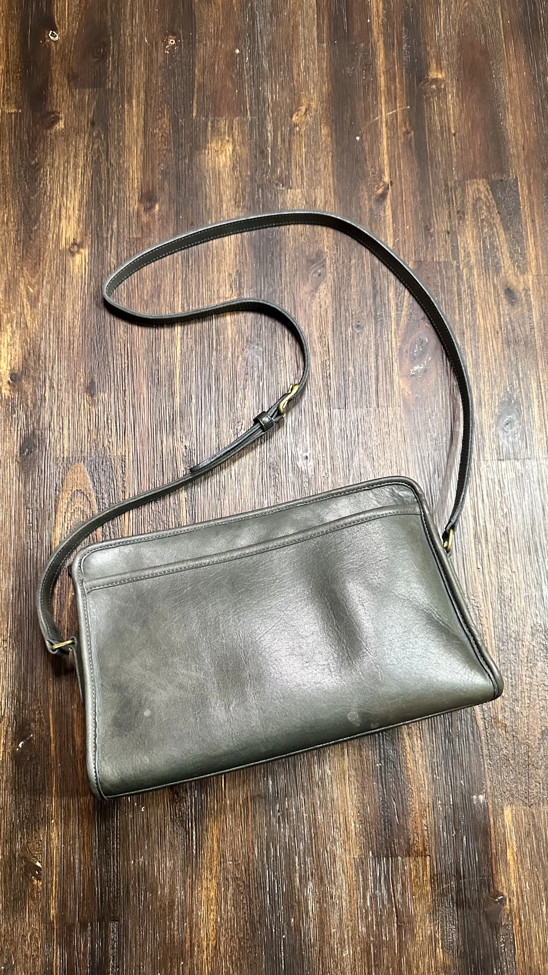 1980's Vintage Swagger Bag Green Rare