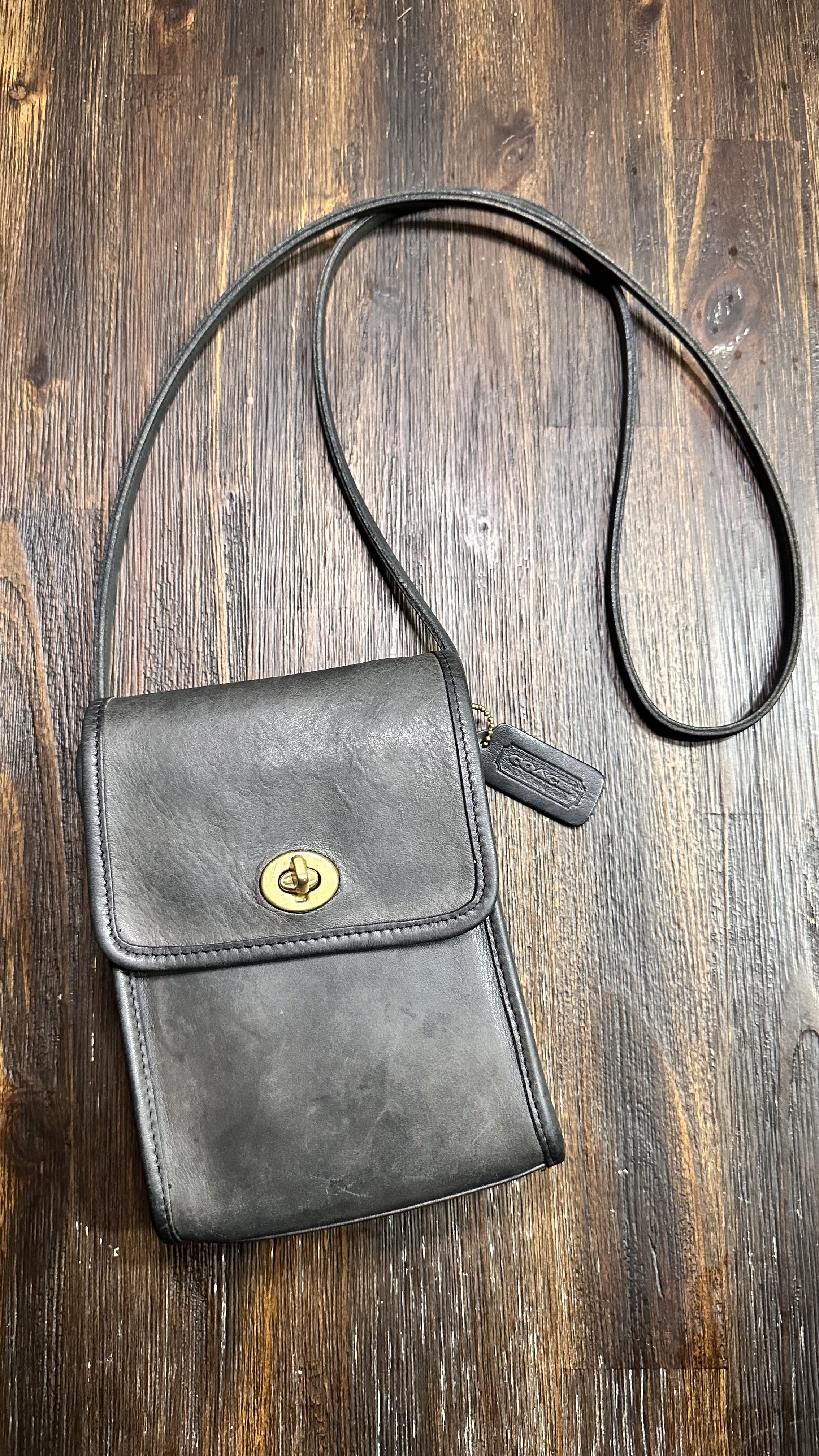 1980's Vintage Coach Leather Scooter 9893