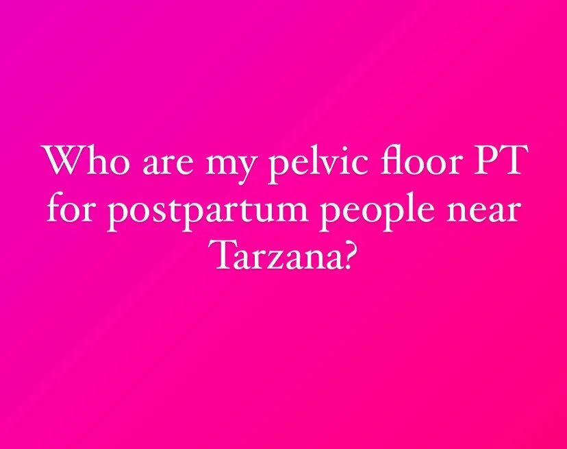 Drop your names in the comments below! Looking for pelvic floor for postpartum near tarzana ⬇️ 

@reidyornot7 @sacralpt @drcurlsforthegirls do y&rsquo;all go to tarzana or know anyone?
