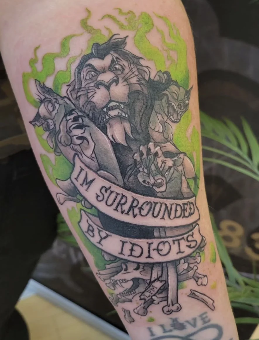 scar lion king tattoo