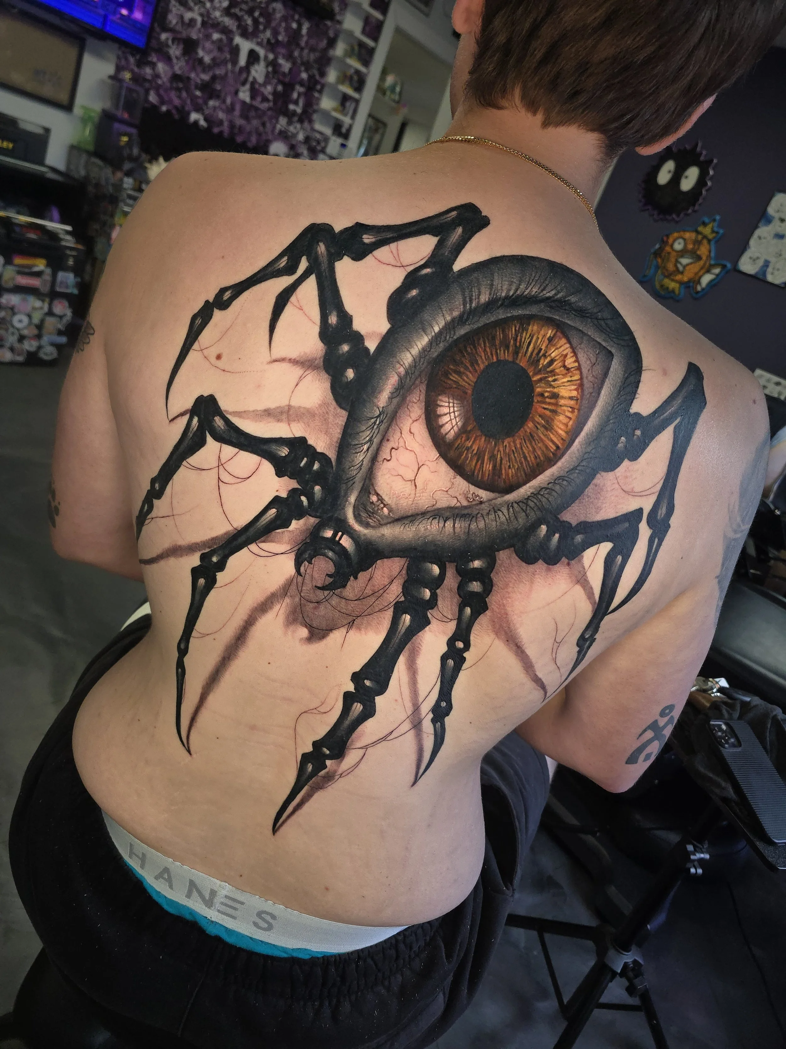Spider Illusion Tattoo