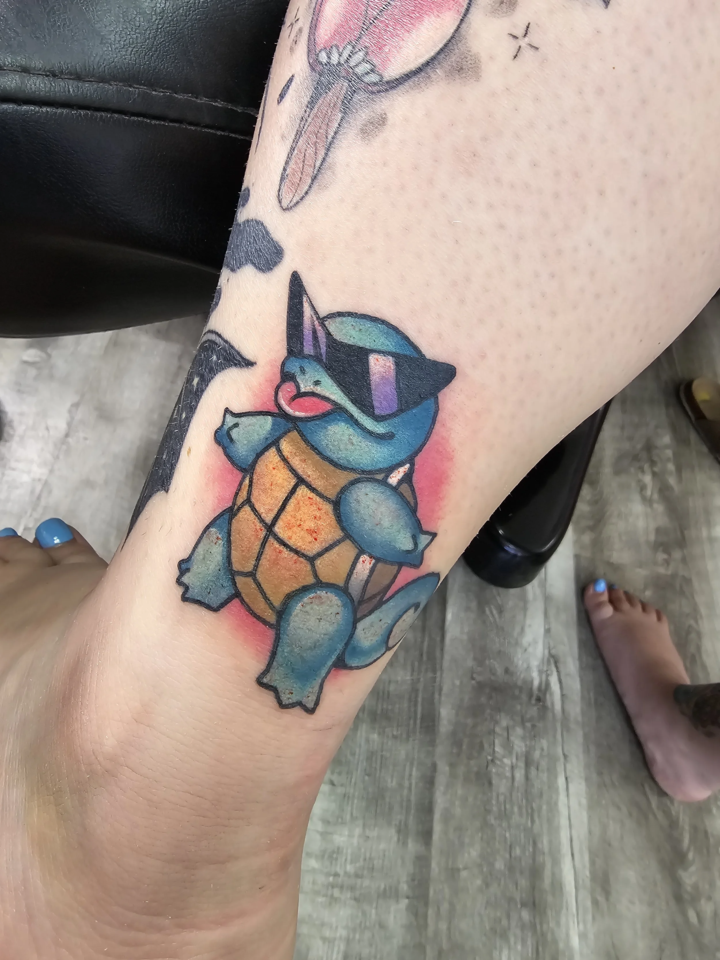 Squirtle Sunglasses Tattoo