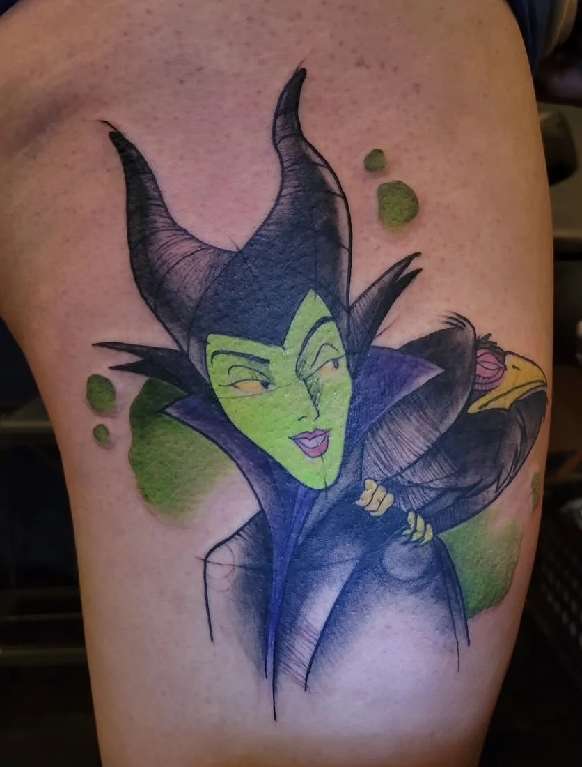 maleficent tattoo