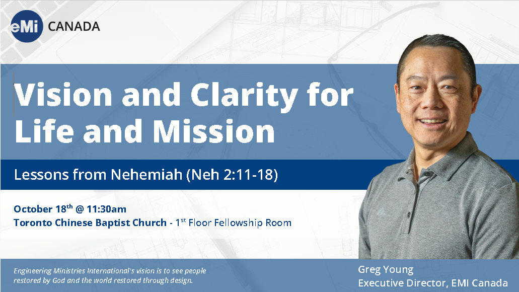Vision and Clarity for Life and Mission