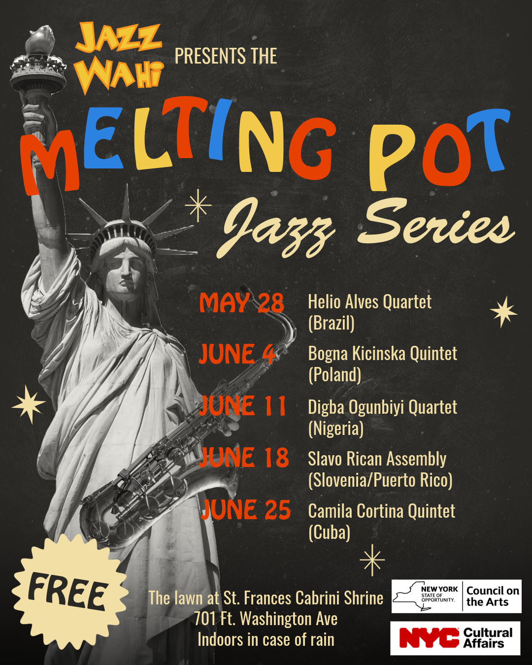 Jazz WaHi, event poster