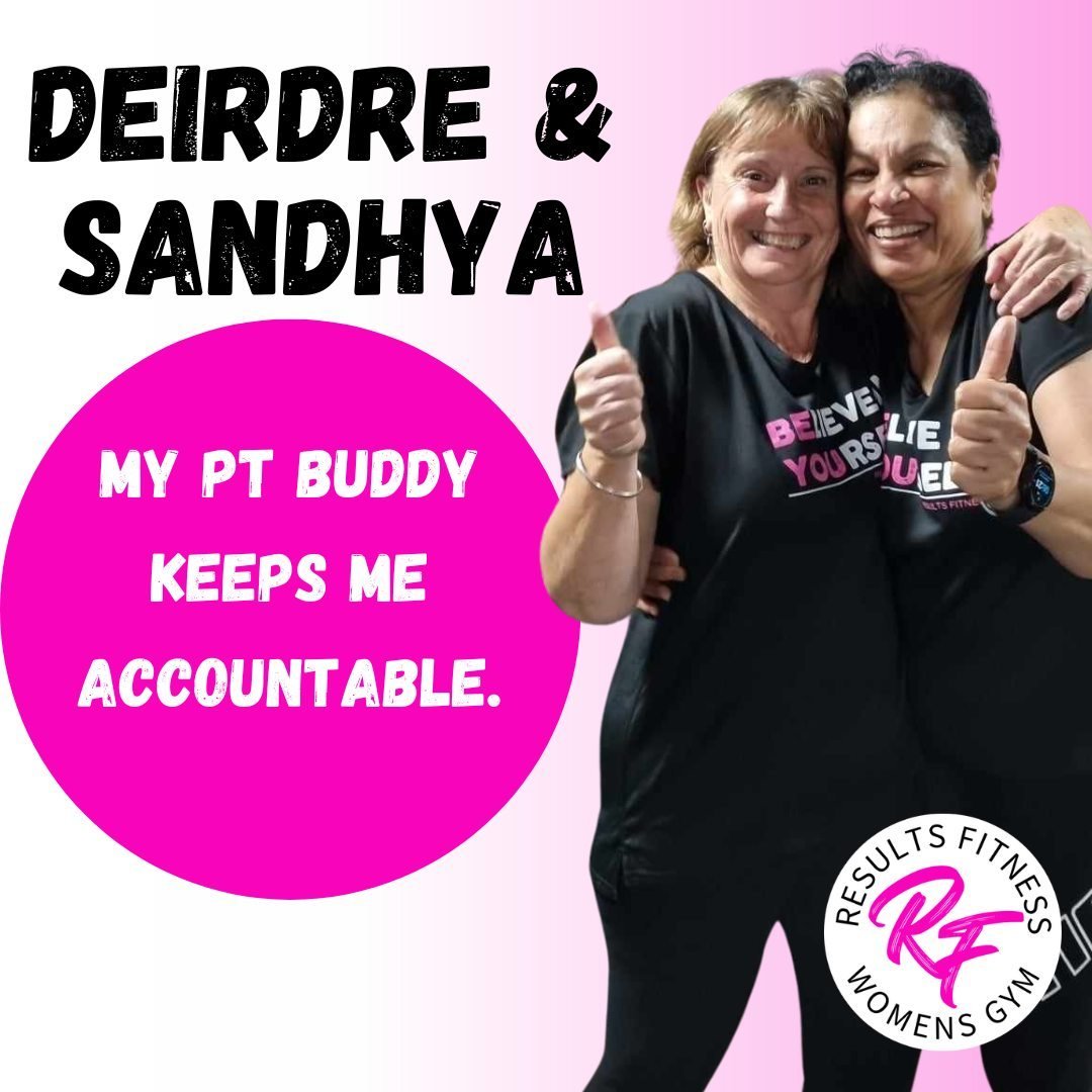 Who knew that being in a buddy PT team could lead to making a new friend😍⁠
We're Sandhya &amp; Deirdre and we BUDDY PT together with our PT Betty every week👍⁠
⁠
Working out together not only helps us stay accountable in our training, but it also fo