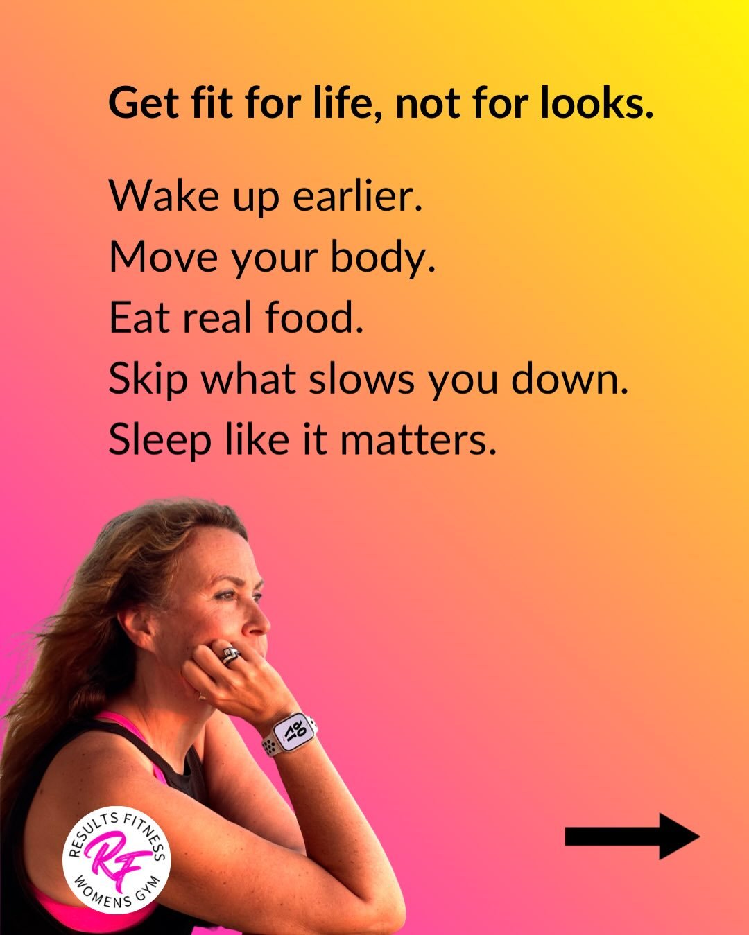 Get strong for life not just for a number on the scale.

Move your body to feel better, not smaller.
Eat to support your energy.
Rest like it matters, because it does.

Health isn&rsquo;t about perfection.
It&rsquo;s about showing up in ways that fee