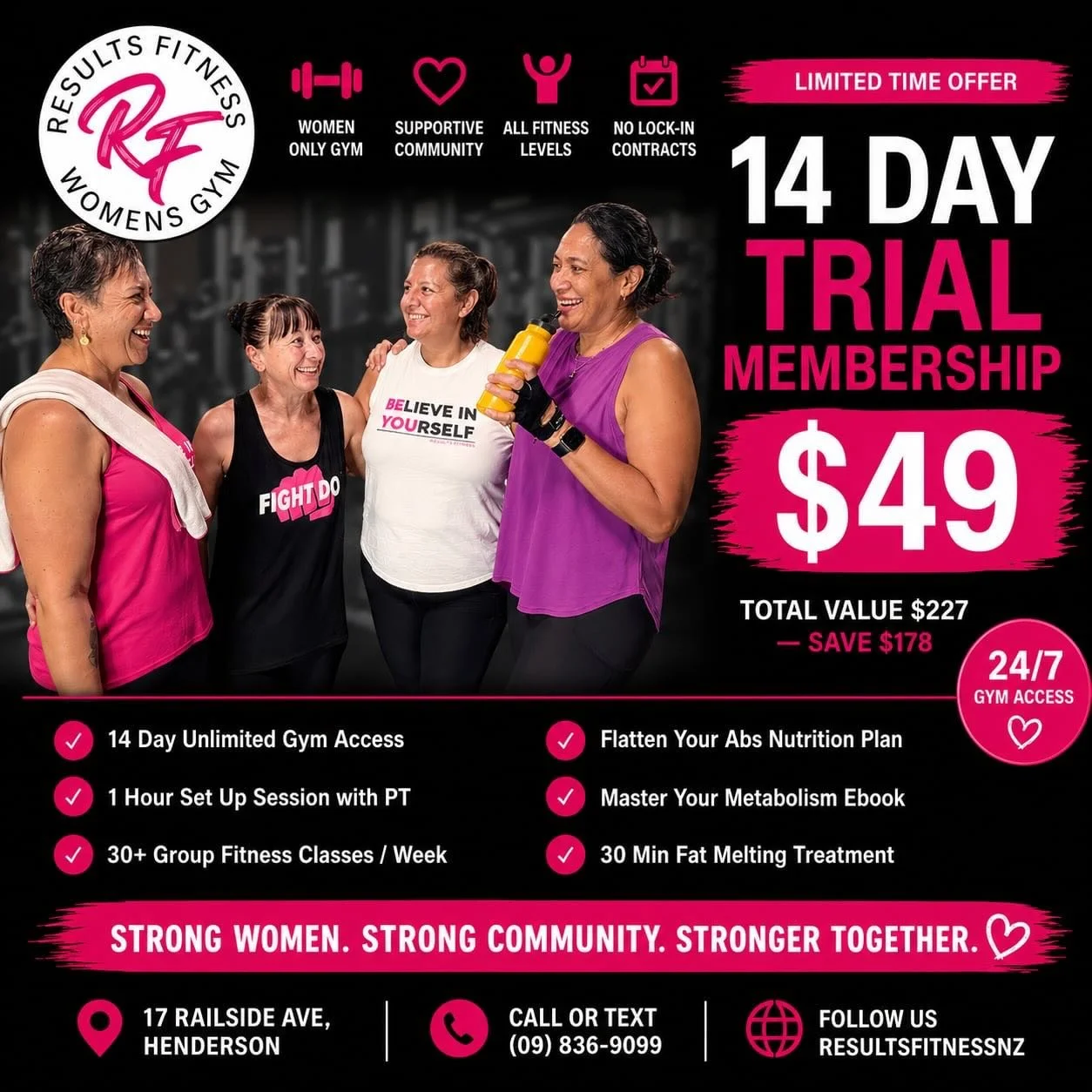 Strong women aren&rsquo;t built alone&hellip;
they&rsquo;re supported, encouraged and lifted by the right environment 💖

At Results Fitness, we&rsquo;ve created more than just a gym&hellip;
it&rsquo;s a space where women feel comfortable walking in,