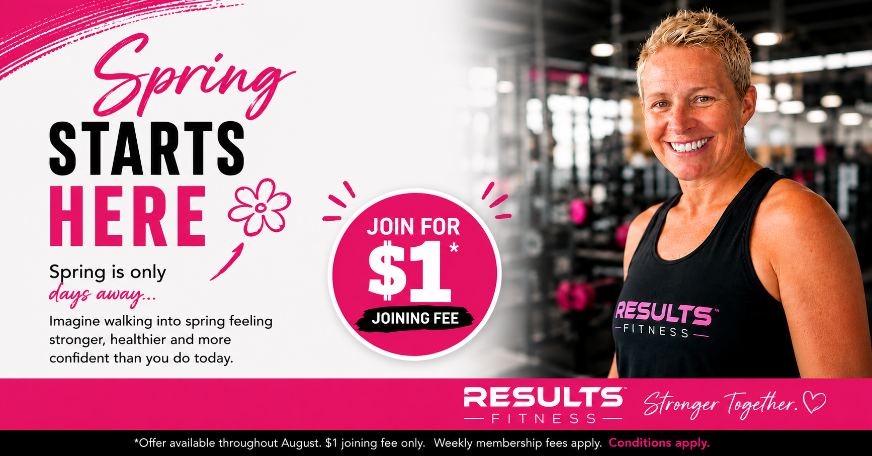 womens gym join for $1