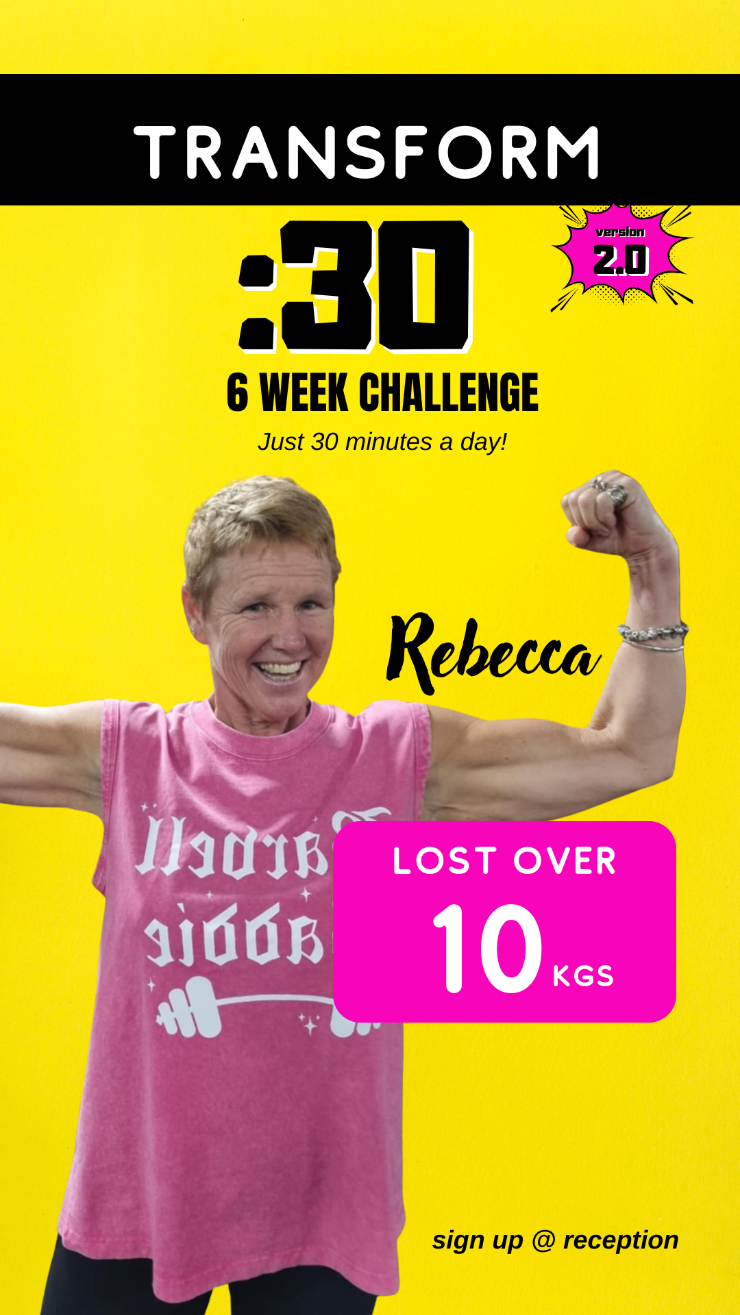 Trans 30 TRANSFORM 30 — RESULTS FITNESS