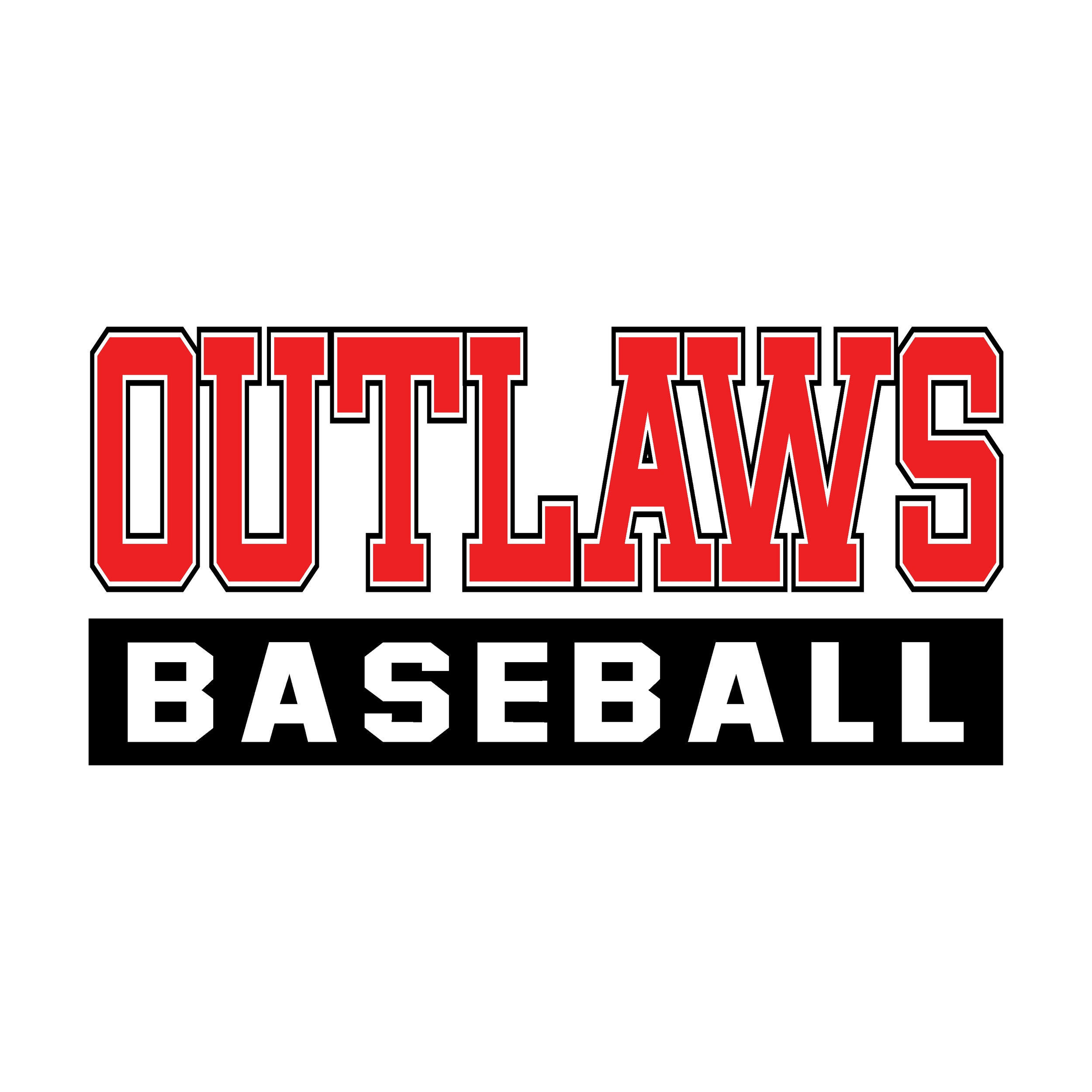 Outlaws Baseball unisex t-shirt