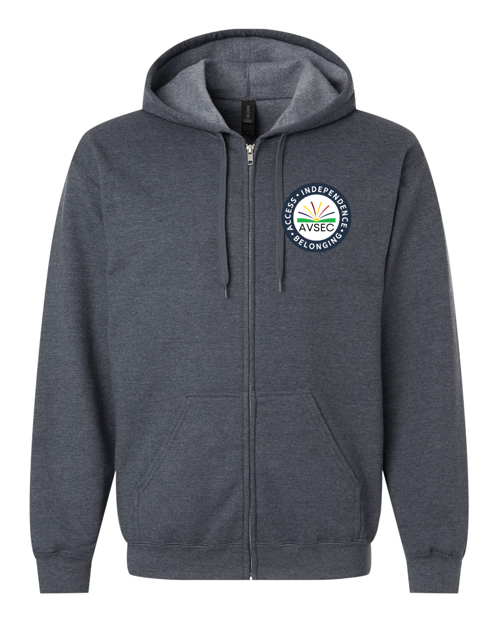 AVSEC Midweight Full-Zip Hooded Sweatshirt