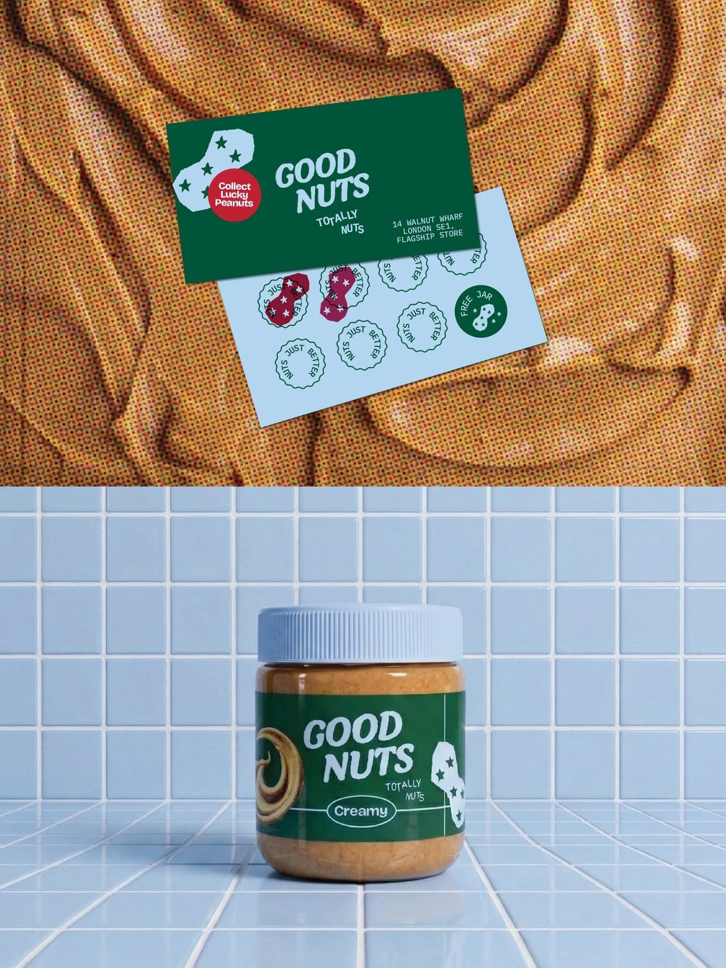 It's been a good minute since I shared a passion project and I even missed the deadline for this brief, but here we are. Meet GOOD NUTS &ndash; a nut butter brand with a fun twist! Sustainable and bold, never boring. 🥜 

Brief by @brief.mebaby @braa