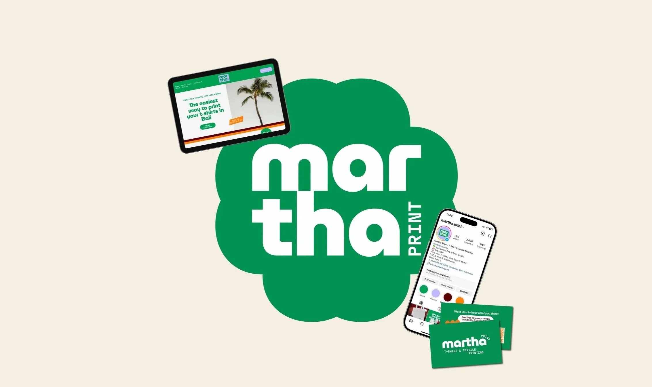 Martha Print – Brand Identity & Website Design