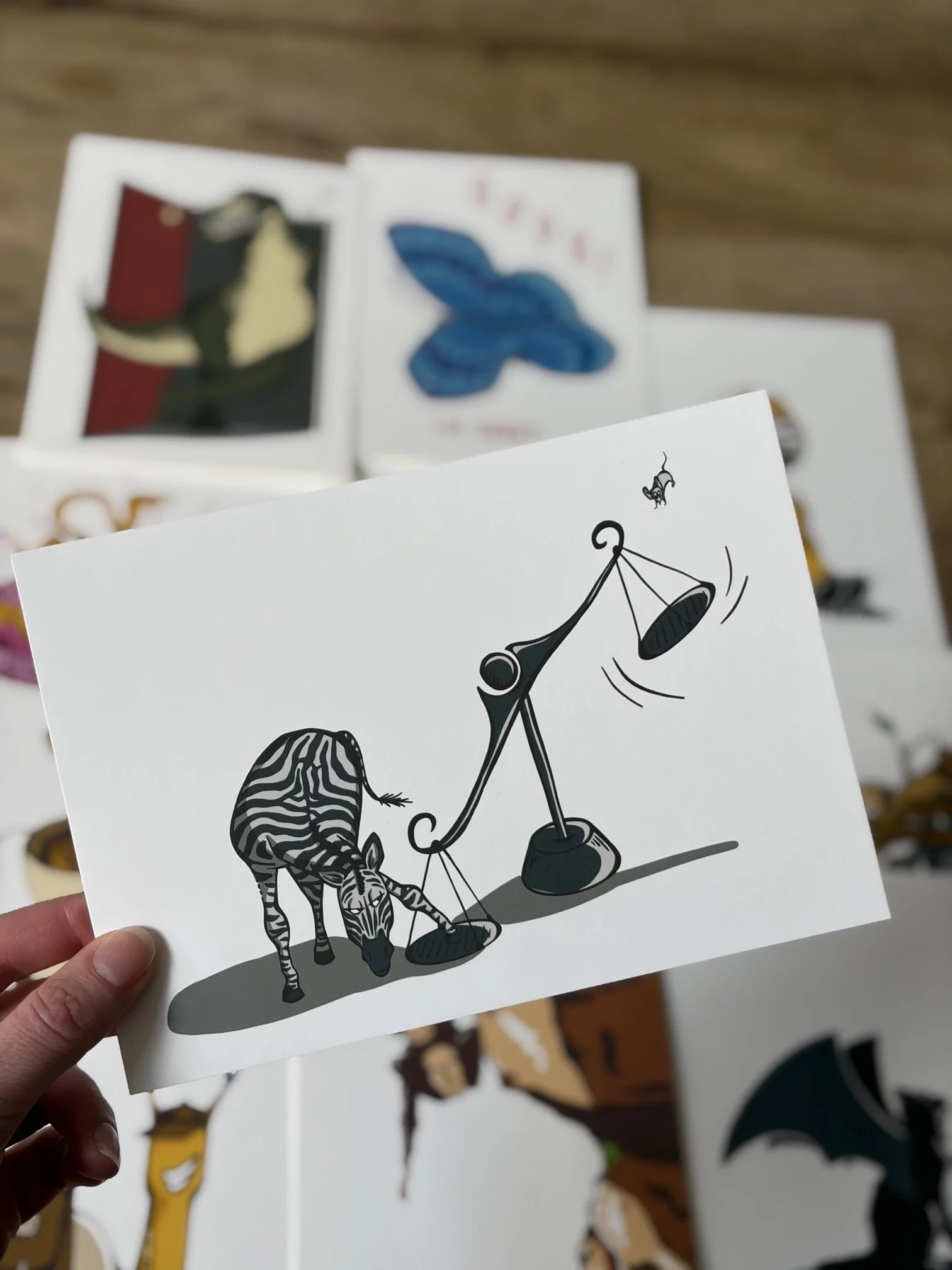 art print zebra libra
