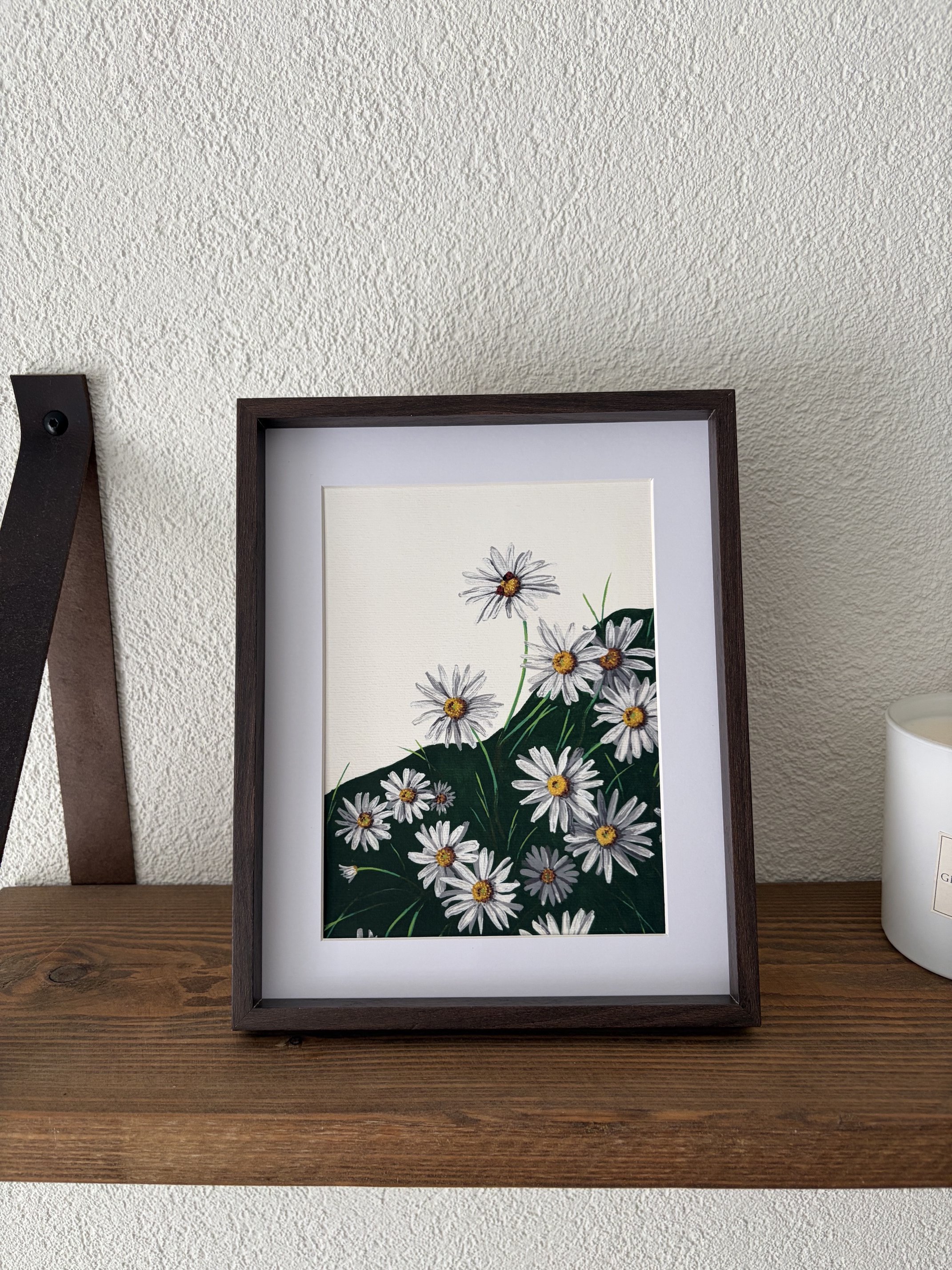 art print wildflowers daisies