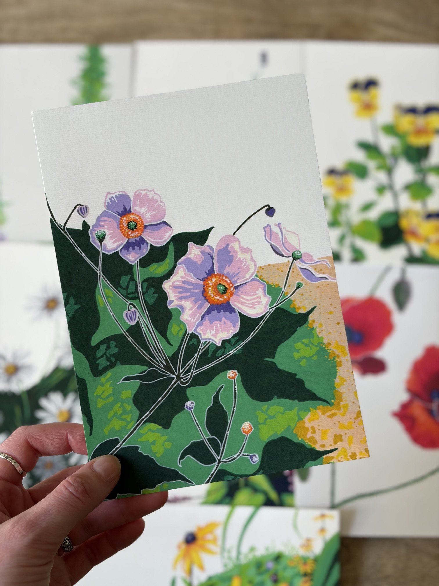 Japanese Anemones