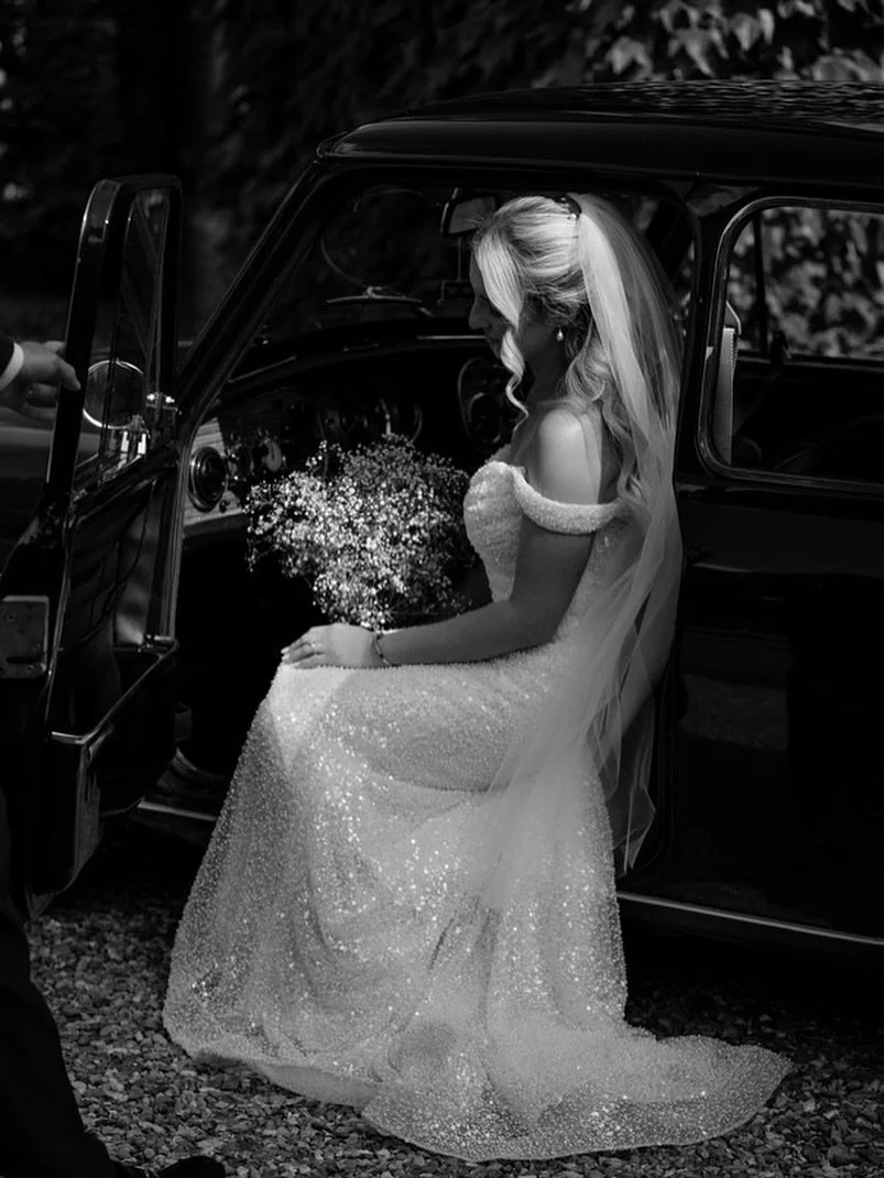 One of the most beautiful photos @georgegraiphotography with one of our stunning dresses .. venue @hockwoldhall
