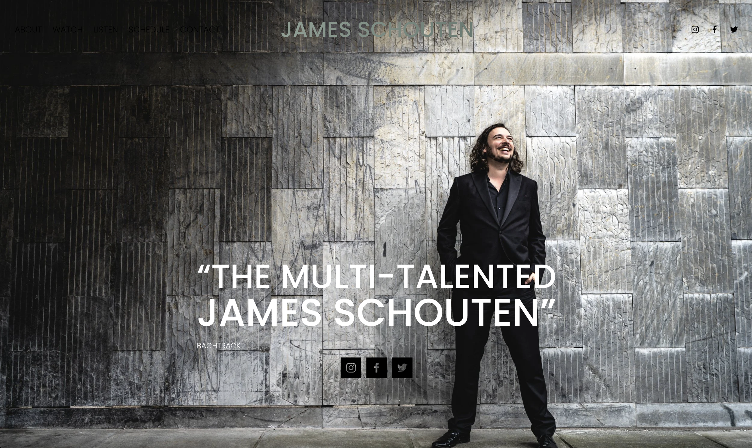 JAMES SCHOUTEN 🇬🇧  SINGER 