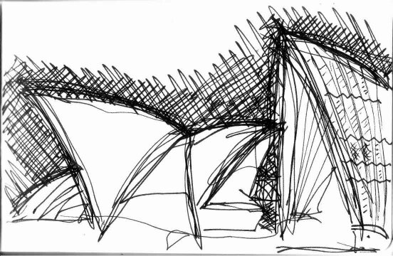 sydney opera house / ink