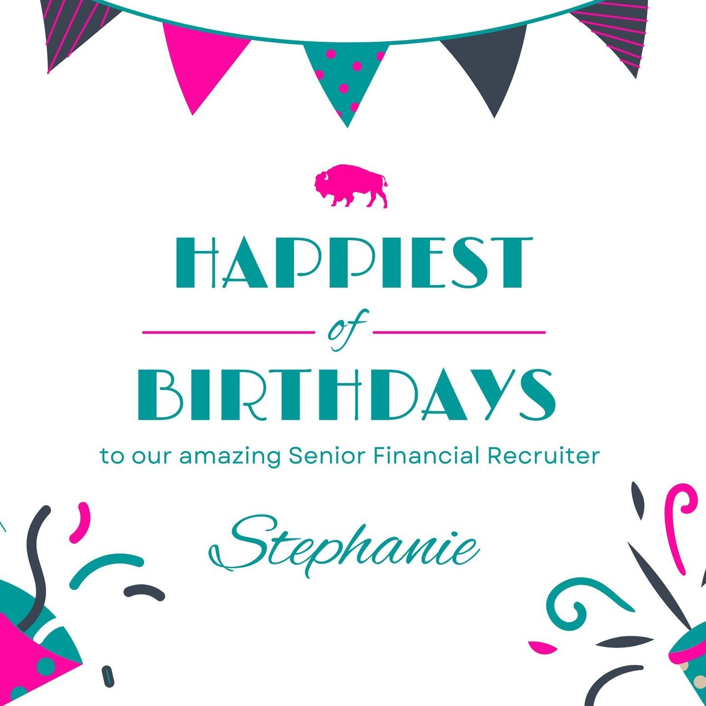 Happy Birthday to our incredible Sr. Financial Recruiter, @ste_hobbs! 🎉 Stephanie is an invaluable member of our team. Over the past 8 years, Stephanie has been dedicated to guiding candidates through the entire job search process with professionali