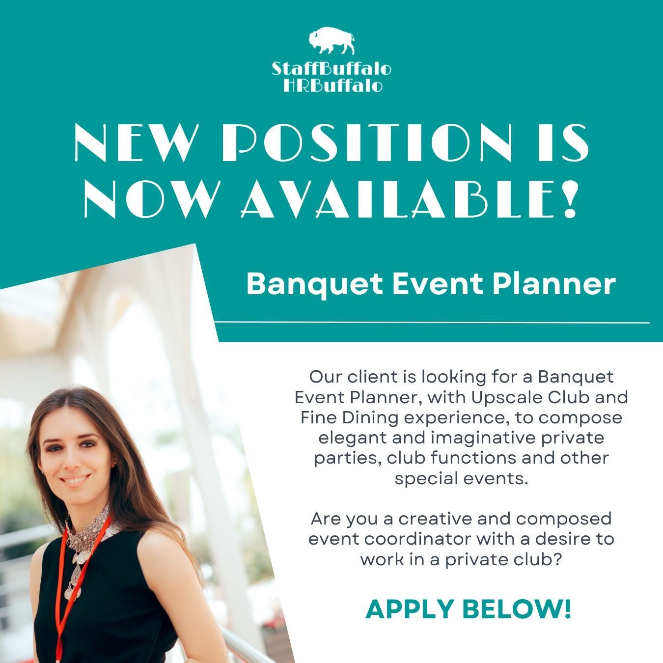 Our client, a private club known for its elegance in Buffalo, NY, is looking for a Banquet Event Planner to create unforgettable experiences. If you thrive in a fine dining environment and want to uphold cherished traditions, this could be your dream