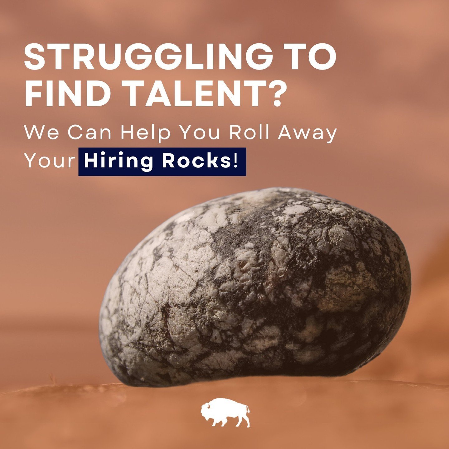 Is your team struggling to find the talent? Don't let those &quot;Hiring Rocks&quot; weigh you down any longer. 

Our Talent Acquisition team is here to be your partner. We'll work closely with you to understand your most critical hiring needs and fi