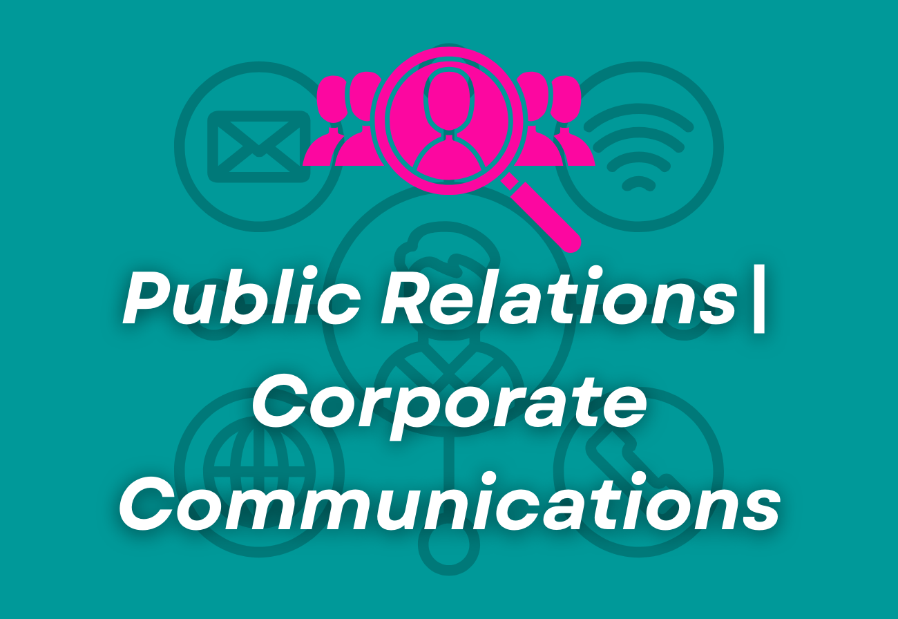 Public Relations, Corporate Communications, Data Journalism