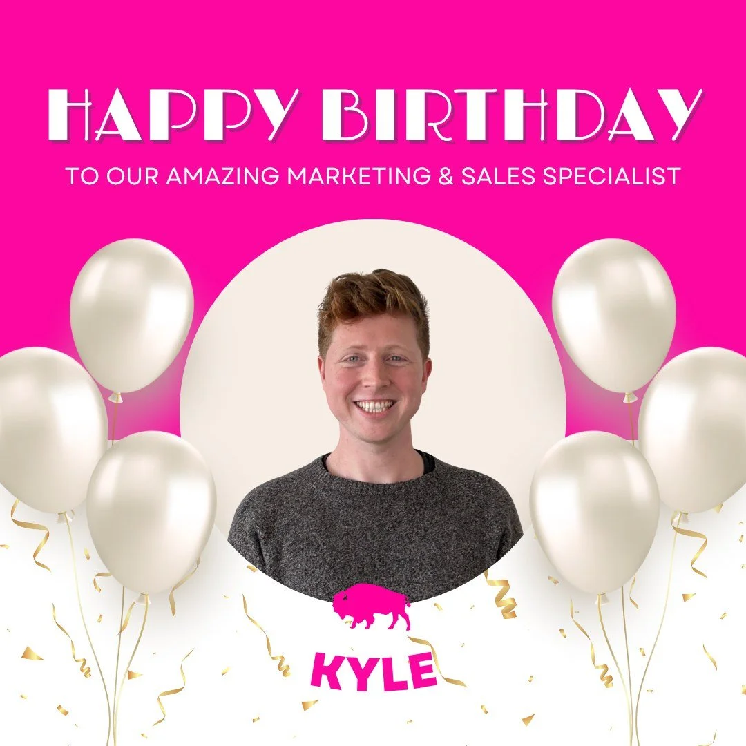 Happy Birthday to our awesome Marketing &amp; Sales Specialist, Kyle Arsenault! 🎉

Thank you for all the creativity and hard work you bring to StaffBuffalo, @HRBuffalo, and the clients you work with every day! We hope you enjoy your day and have a g