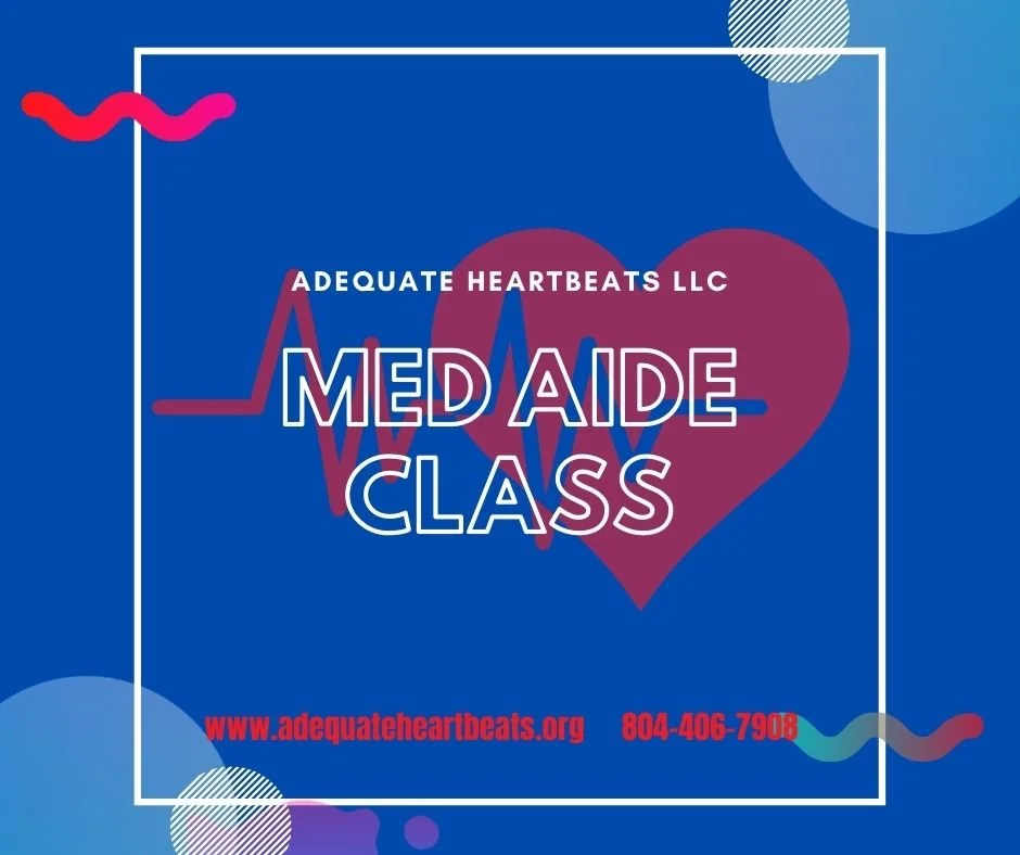 32 HR Medication Aide Class