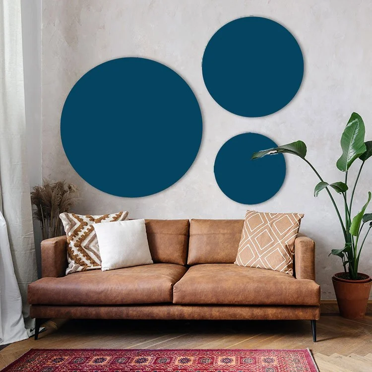 *ACRYLIC ONLY* 3 Sphere Wall Arts: (1) 40x40", (1) 30x30", (1) 20x20"