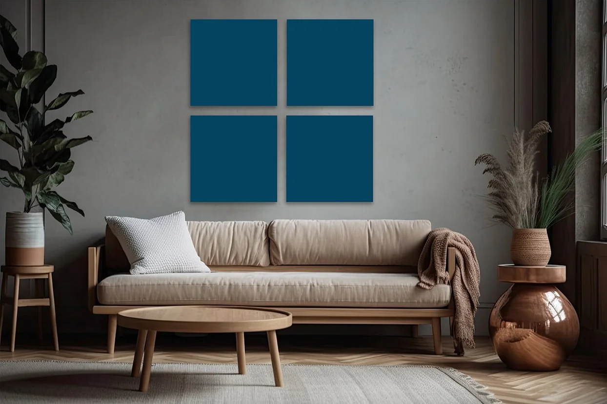 4 Wall Arts: (4) 20x20"