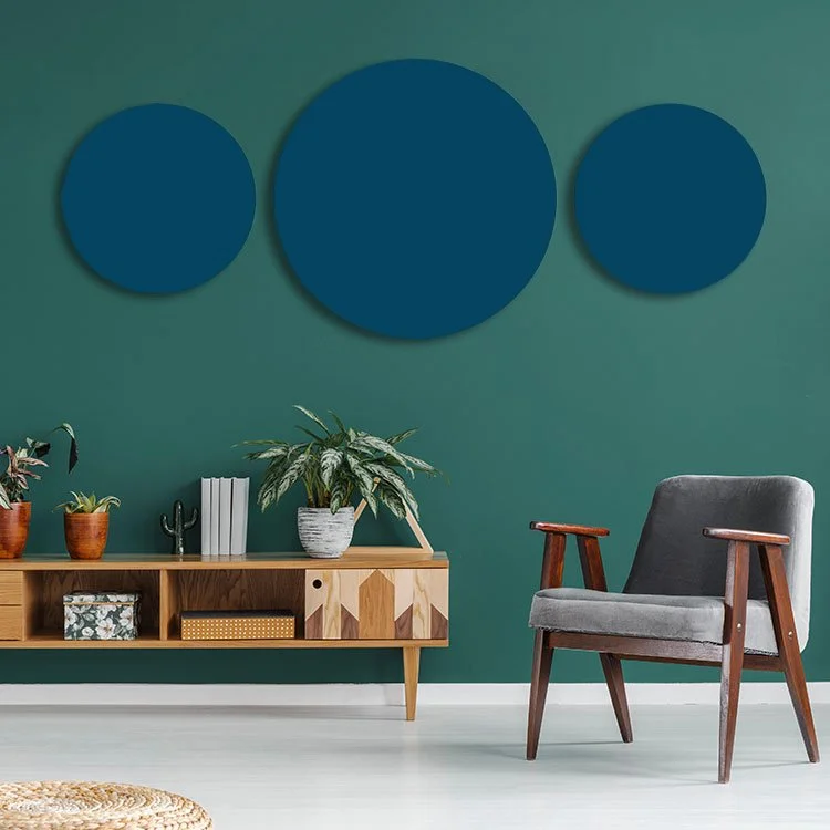 *ACRYLIC ONLY* 3 Sphere Wall Arts: (2) 20x20", (1) 30x30"