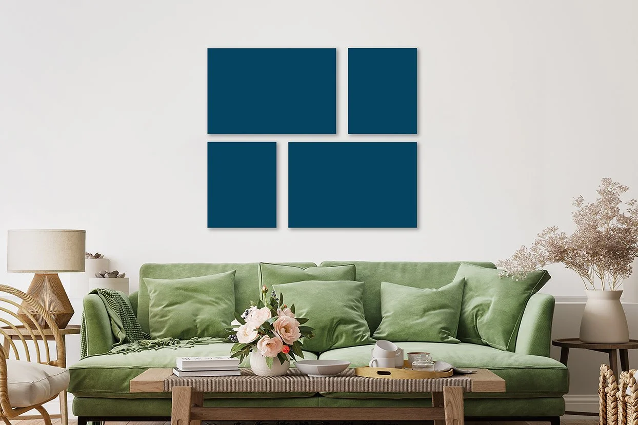 4 Wall Arts: (2) 20x30", (2) 16x20"