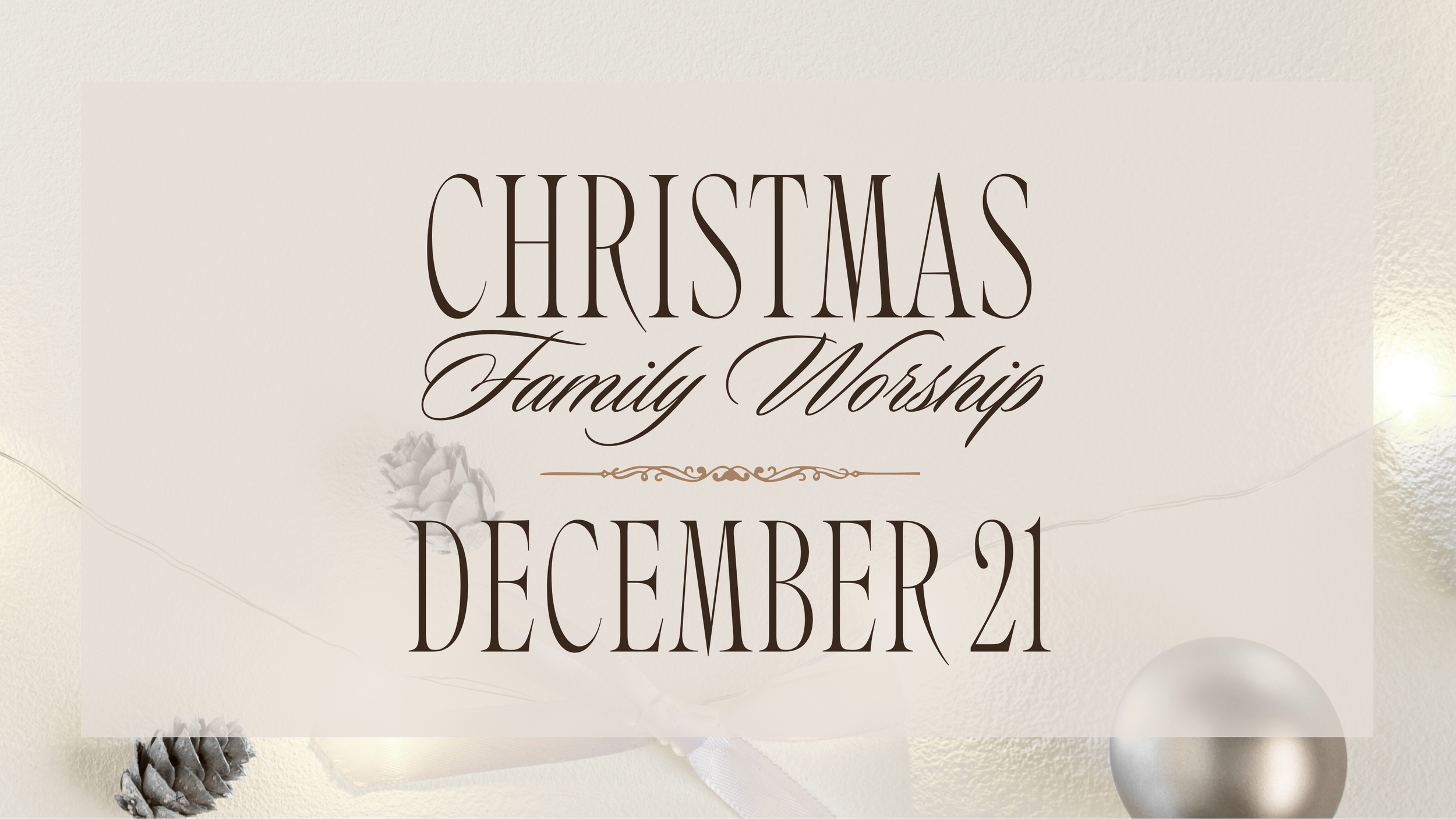 Christmas Family Worship