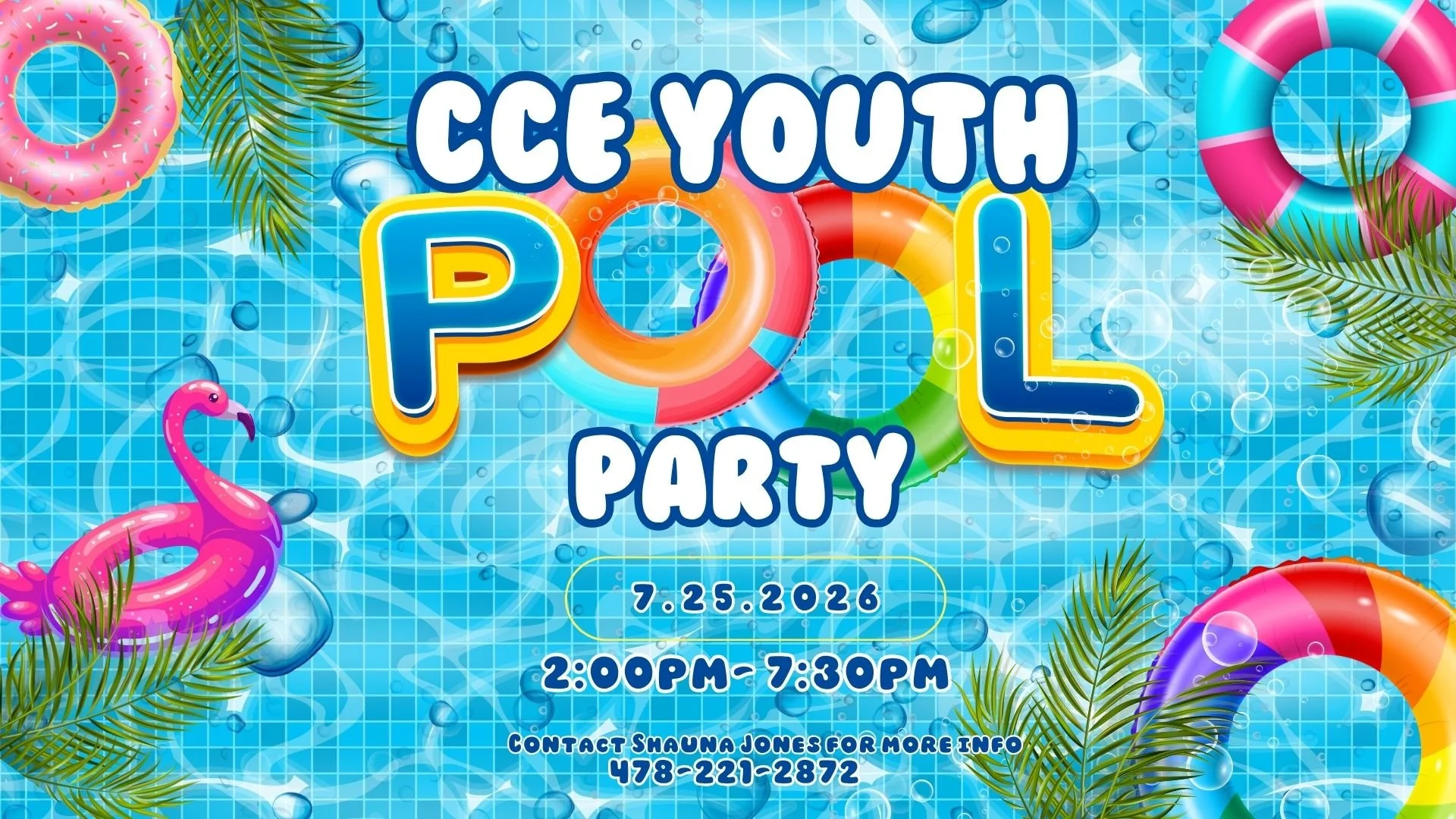 CCEY Pool party 