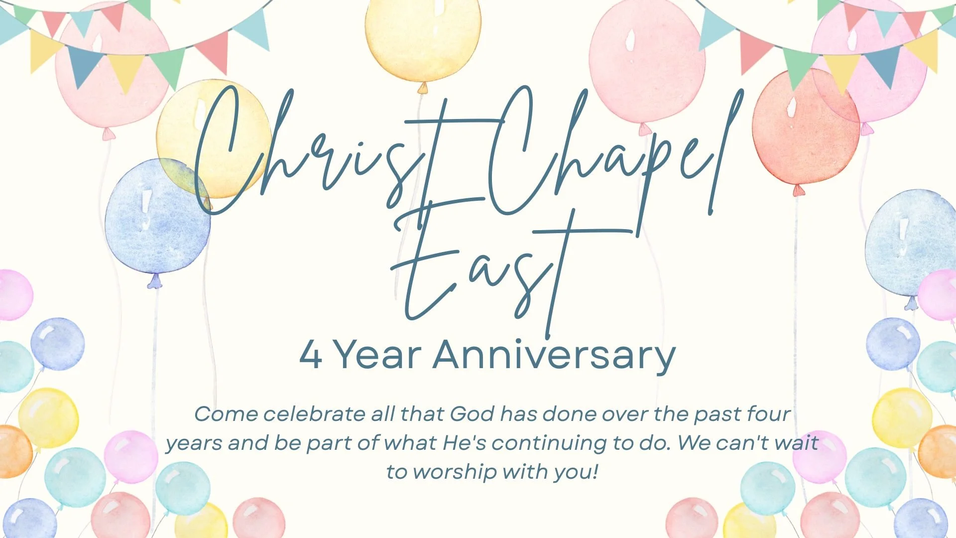 CCE 4 Year Anniversary!!