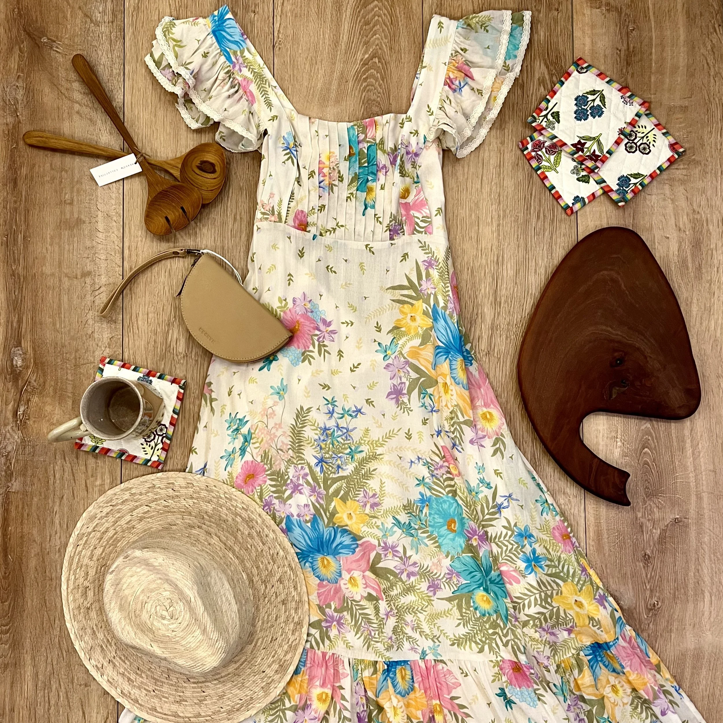 Spell Lei Lei Frill Gown for the best Thanksgiving day outfits