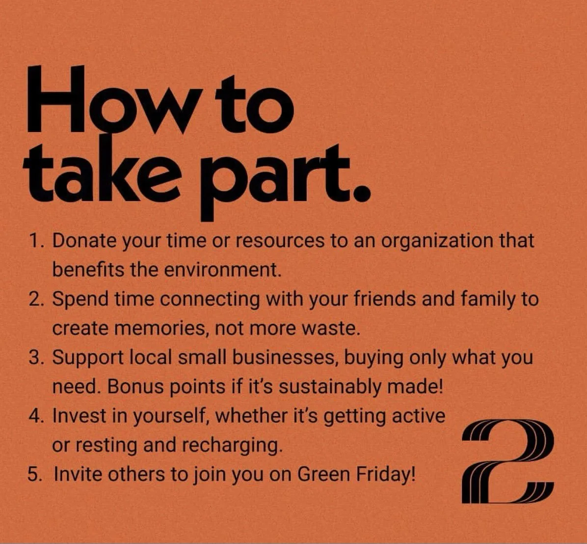 how to celebrate green friday