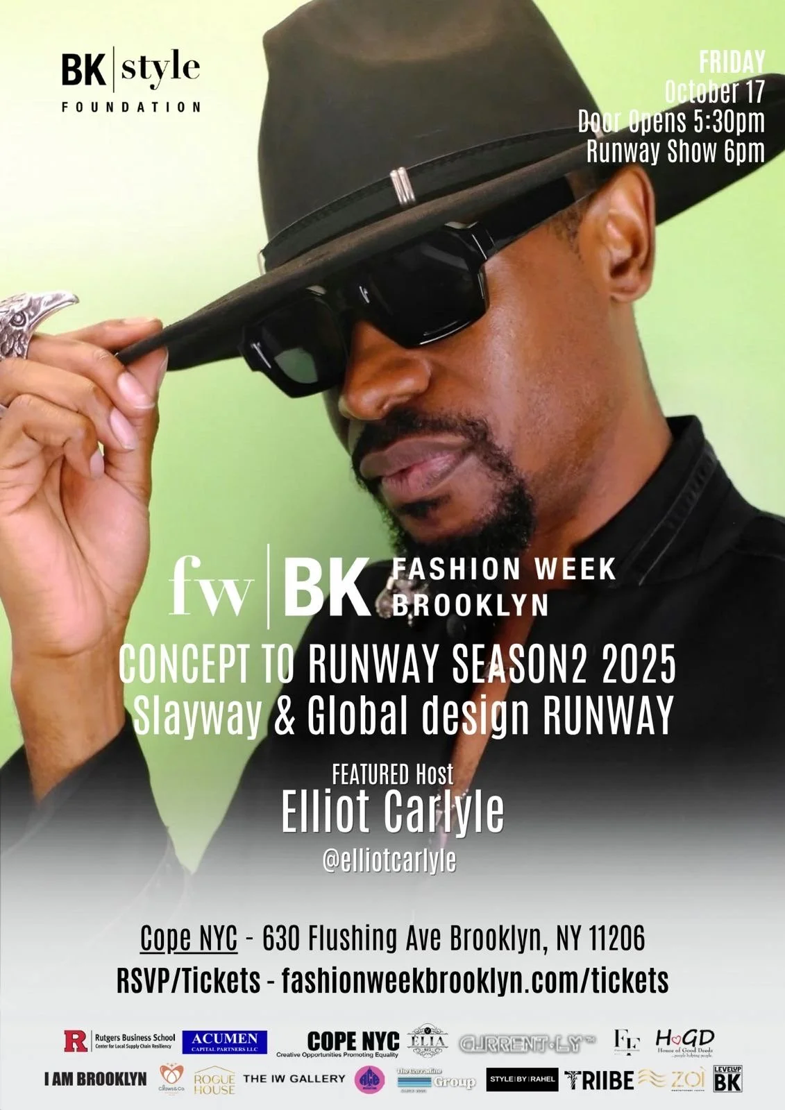 Elliot Carlyle Hosts Fashion Week Brooklyn 2025, Season 2