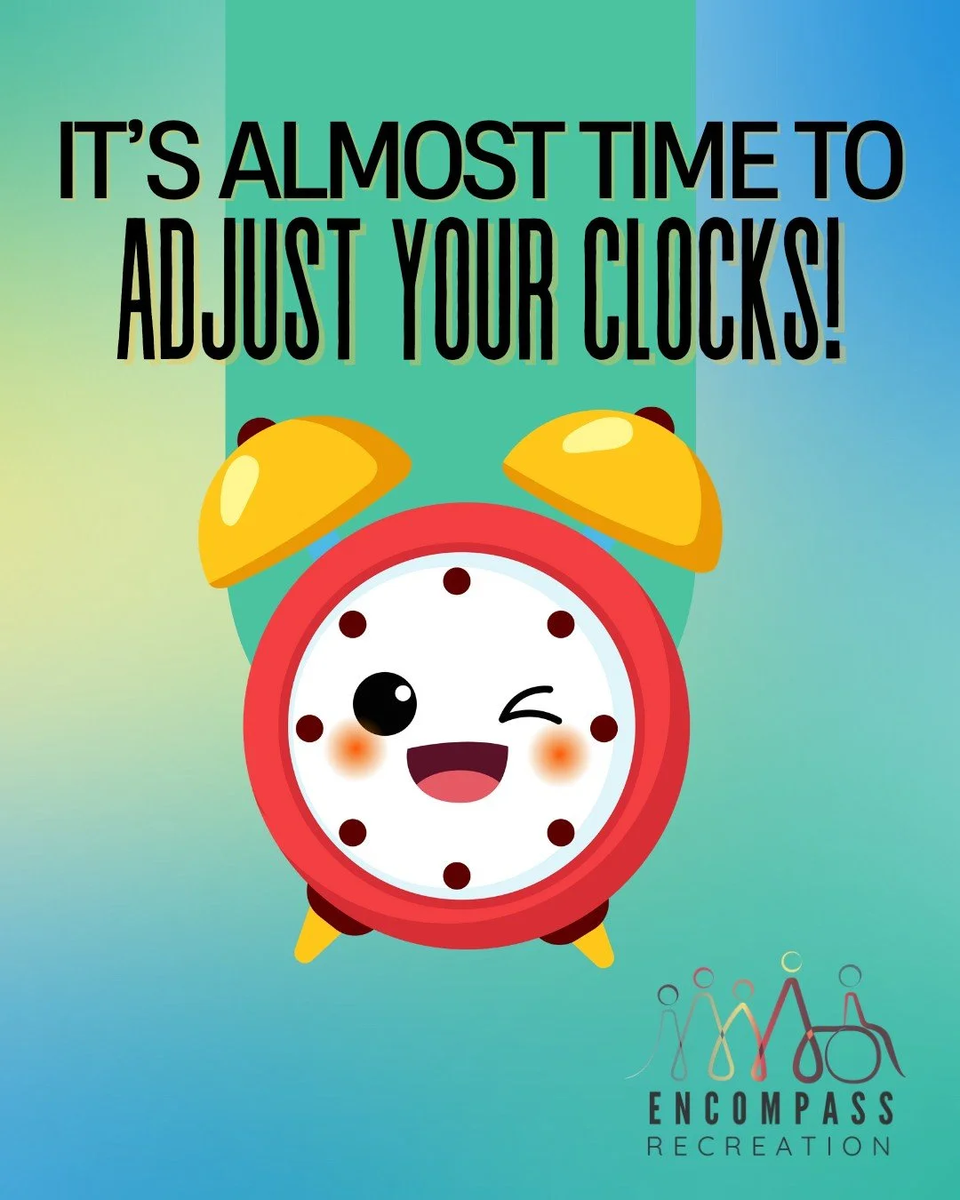 ⏰💙 Daylight Savings Time Tips for Youth with Higher Support Needs
The time change can be tough on anyone — but especially for kids who thrive on routine or have sensory sensitivities.
Here are a few ways to make the transition smoother:
🌅