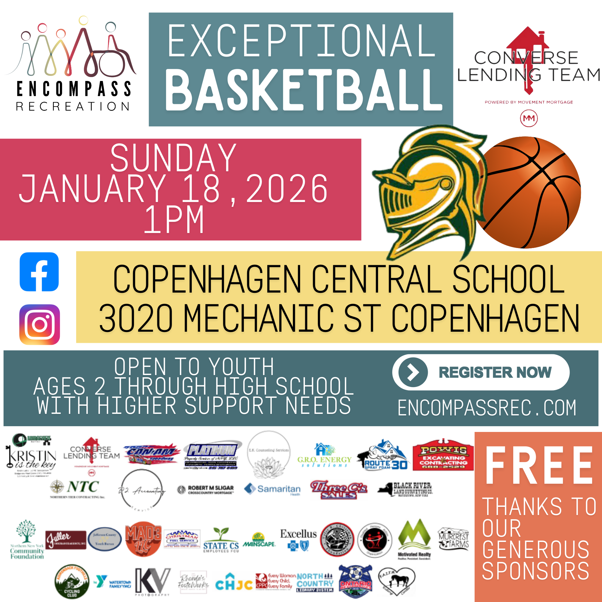 Basketball sponsored by Converse Lending