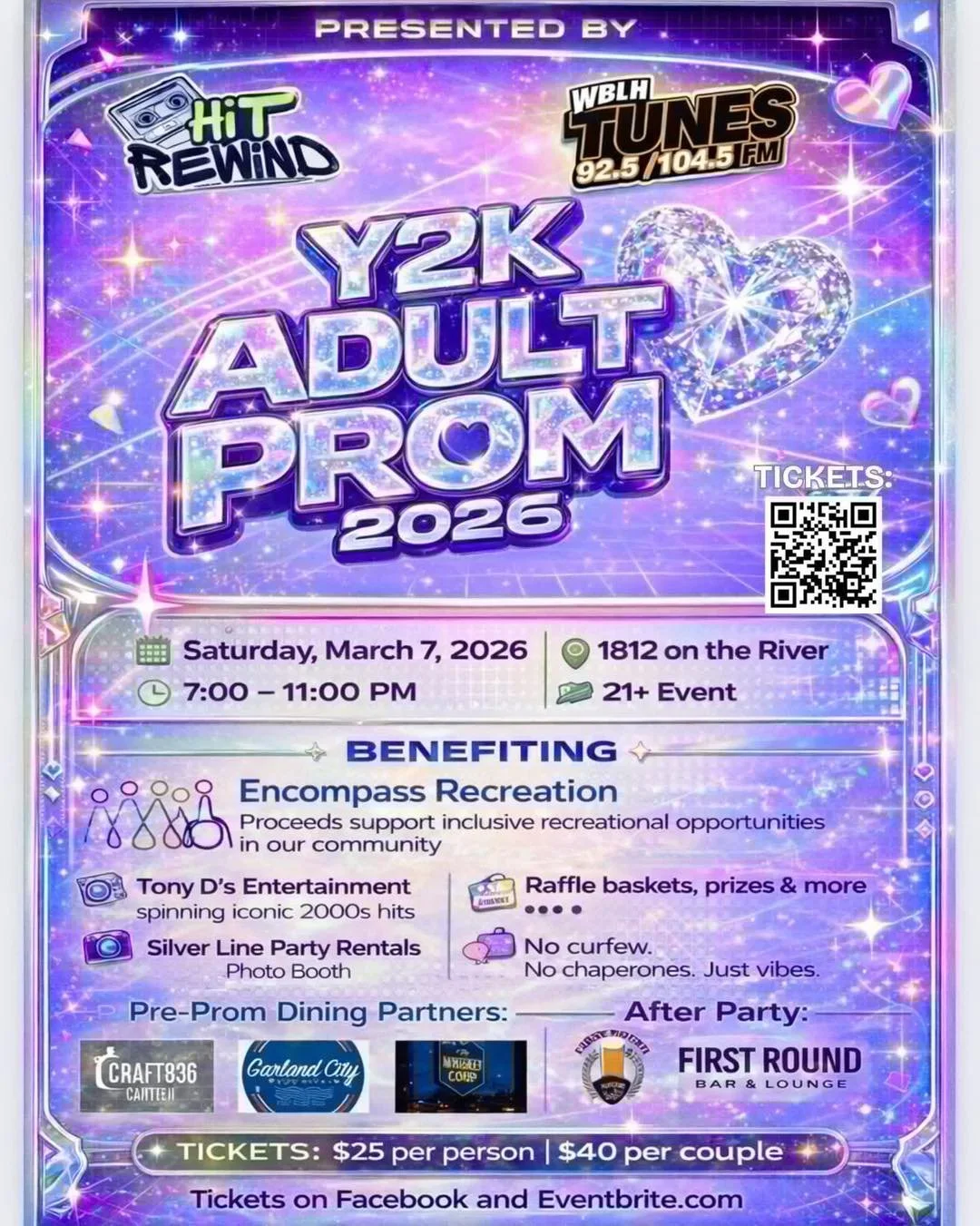 🎉 Y2K Prom Squad Special! 🎉
SINGLES!! BOGO Free:: Buy one Single Ticket get one FREE💿✨

Bring your friends, double your crew, and dance the night away💃

💌 Don&rsquo;t wait &mdash; This is limited time deal through 2/09
🎟 Grab your tickets now: 